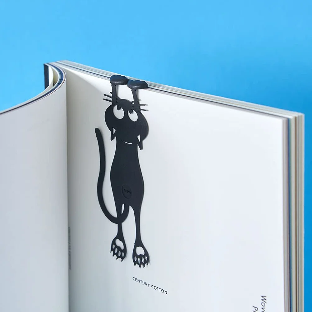 Zakładka Curious Cat czarny 12 cm nylon