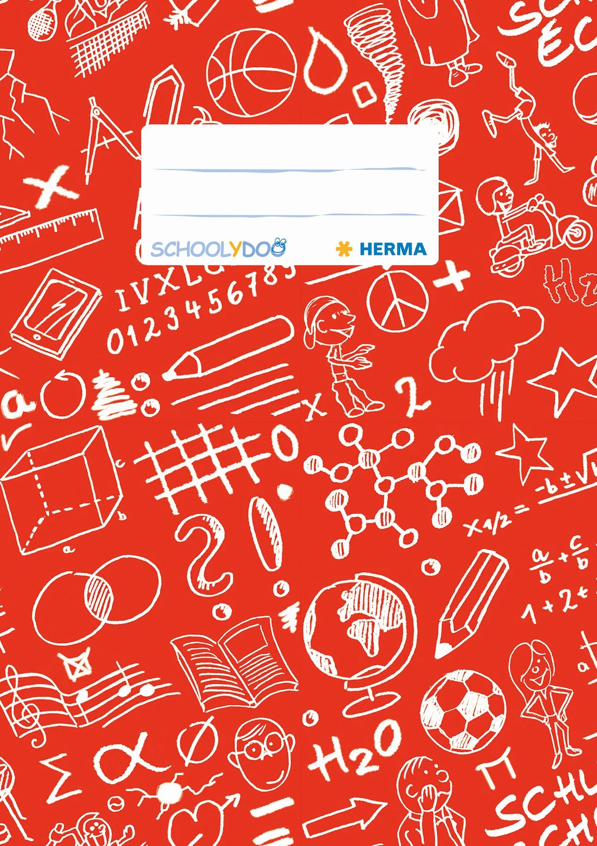 Herma Schoolydoo 20215 Okładki na Książki, Wielokolorowy, 5 x A5