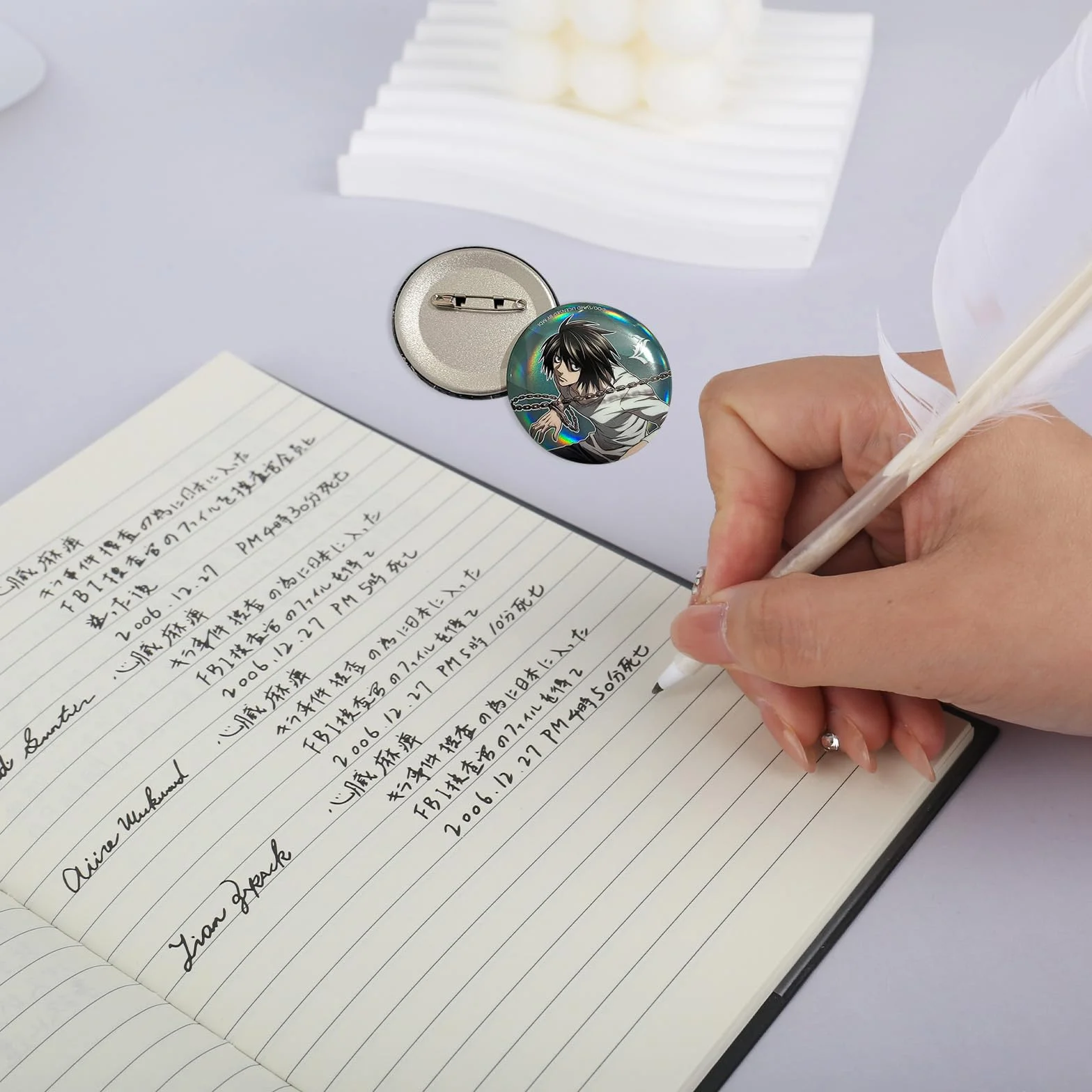 Death Note Książka, Death Note Notatnik, Notatnik Death Note, Death Note Merch Data Notatnik Basics Notatnik Planistyczny Zestaw Notatek Liniowany Dla Fanów Cosplayu Z Anime Biuro Szkolne Prezenty Dla