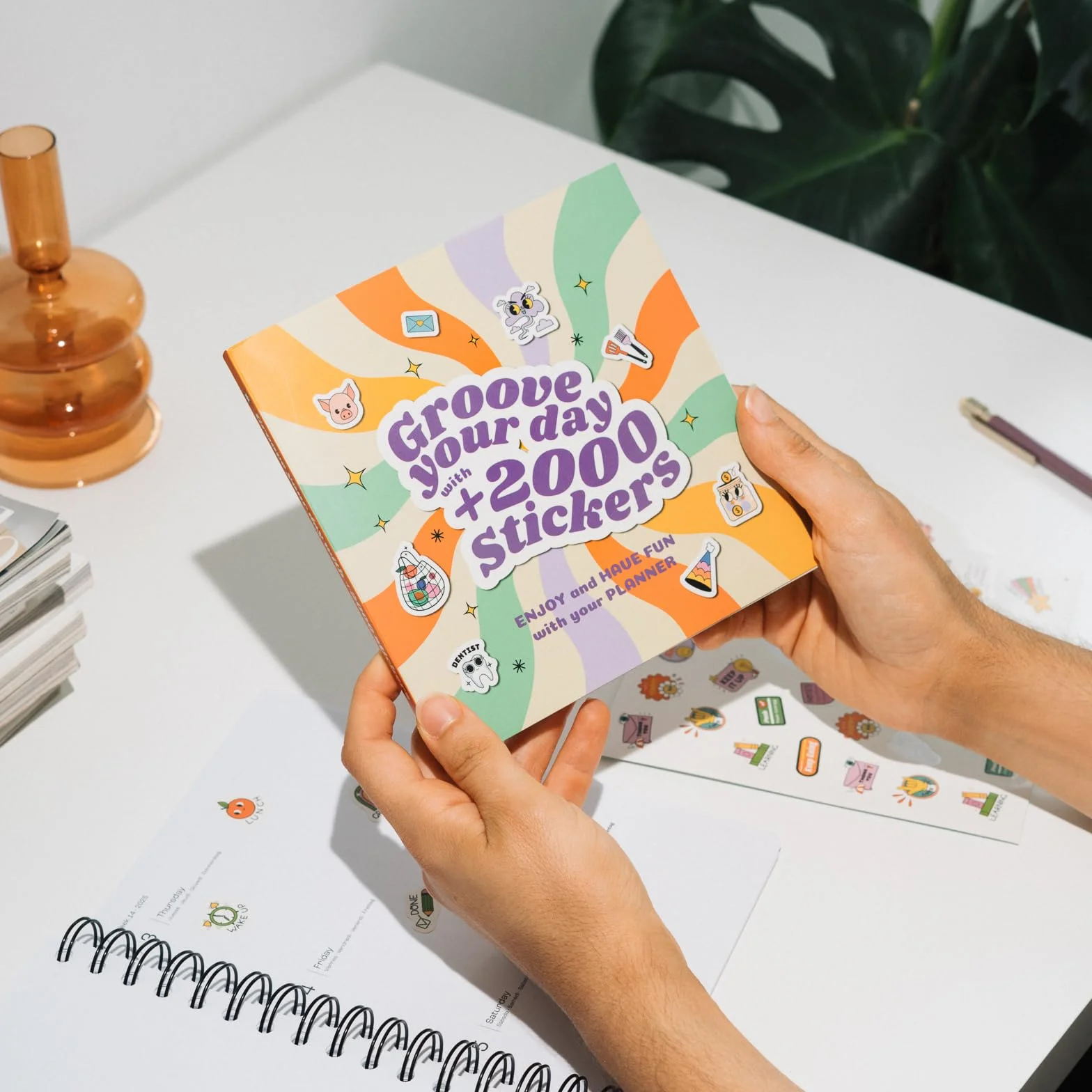 Grupo Erik Sticker Book 2000 Stickers Planner Diary Scrapbook Calendar Journal Bullet Journal Accessories