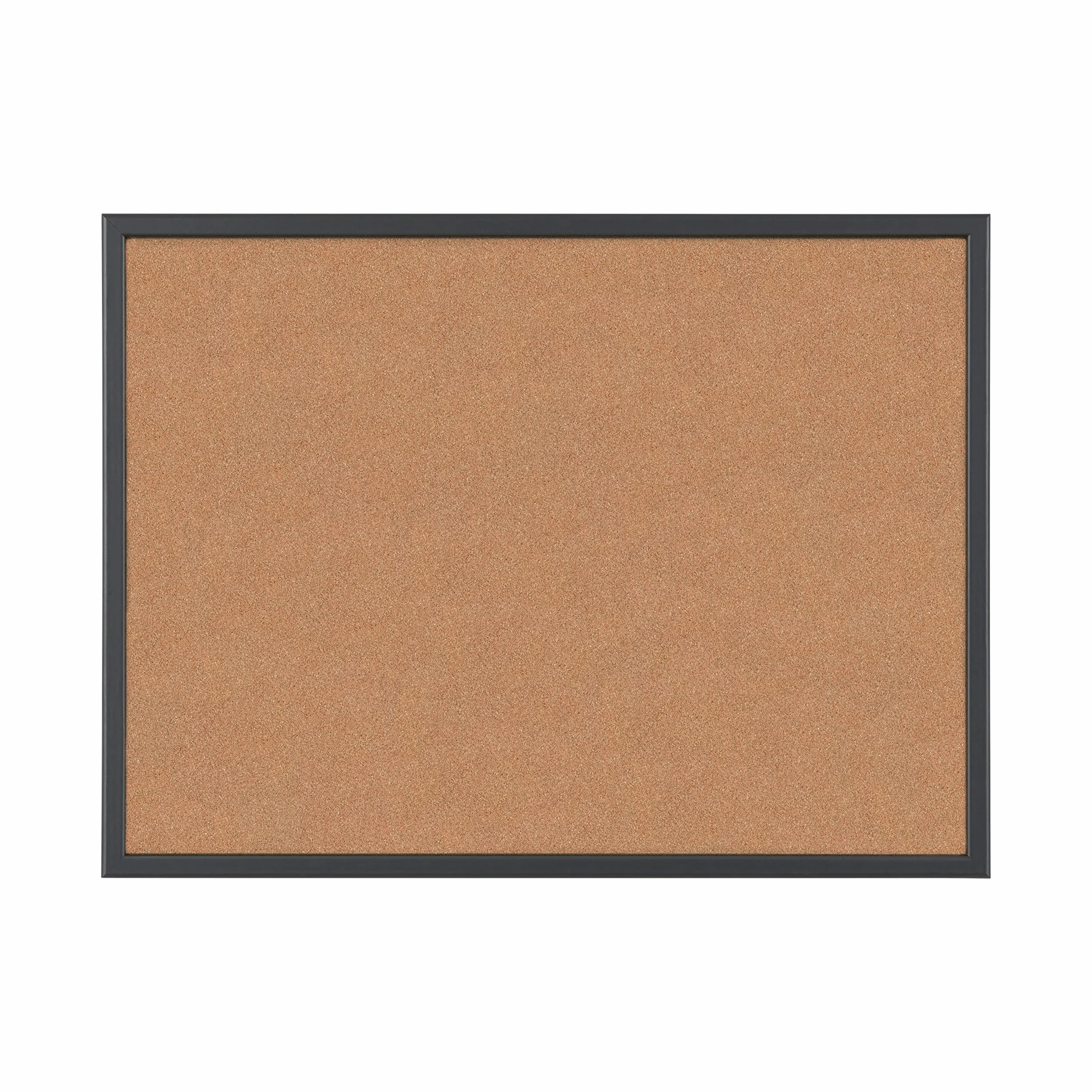Bi-Office Korkowa tablica do przypinania 60 x 40 cm czarna rama MDF