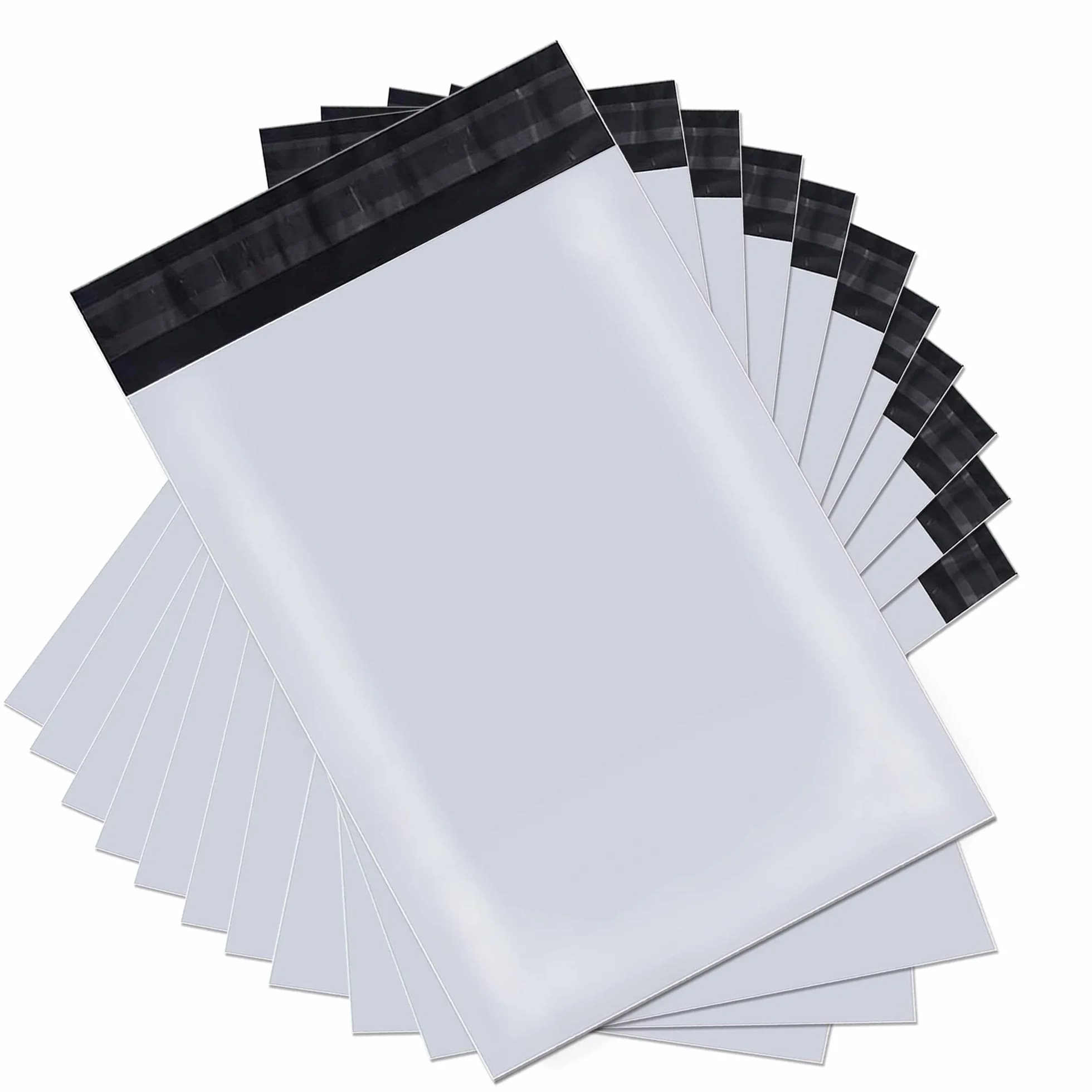 newlng 100 szt. toreb wysyłkowych Poly Mailers 25 x 35 cm torby pocztowe białe koperty wysyłkowe samoprzylepne wodoodporne i odporne na rozdarcie torby do pakowania torby wysyłkowe na odzież książki