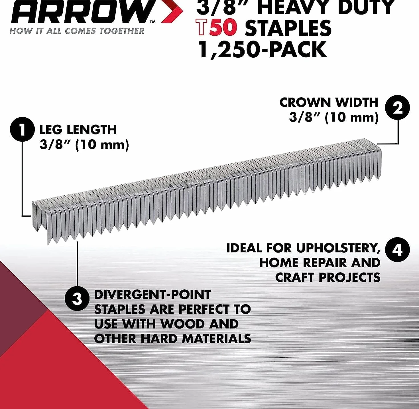 Arrow A50624 T50 zszywki 10 mm