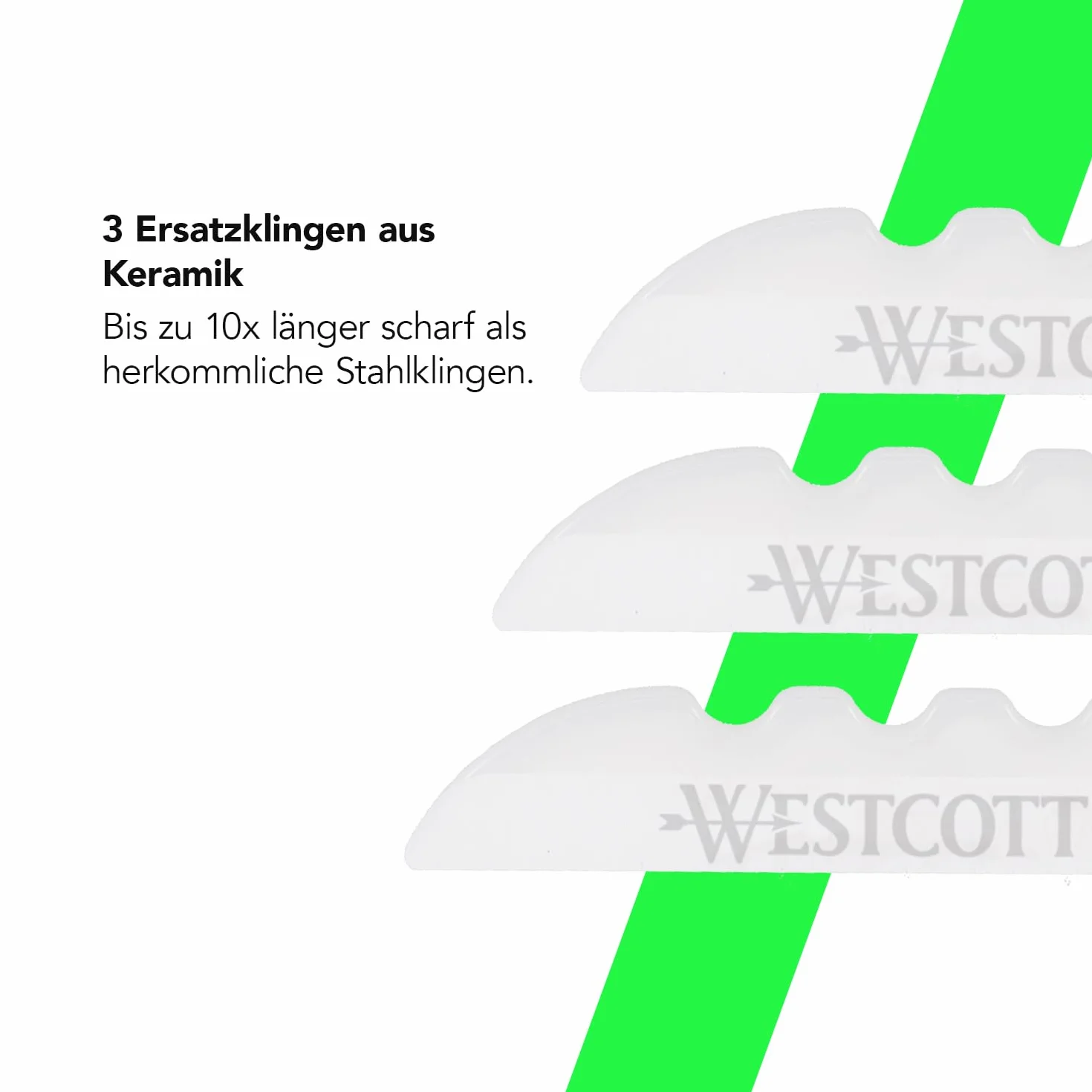 Westcott Ceramiczne ostrze wymienne (3 sztuki)
