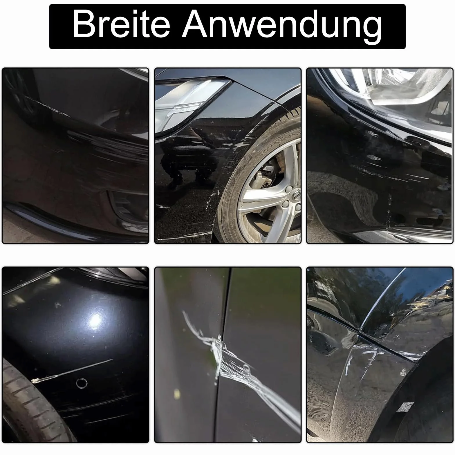 LEMONSTONE lakier do naprawy auto perłowo-czarny usuwacz rys do samochodów i motocykli