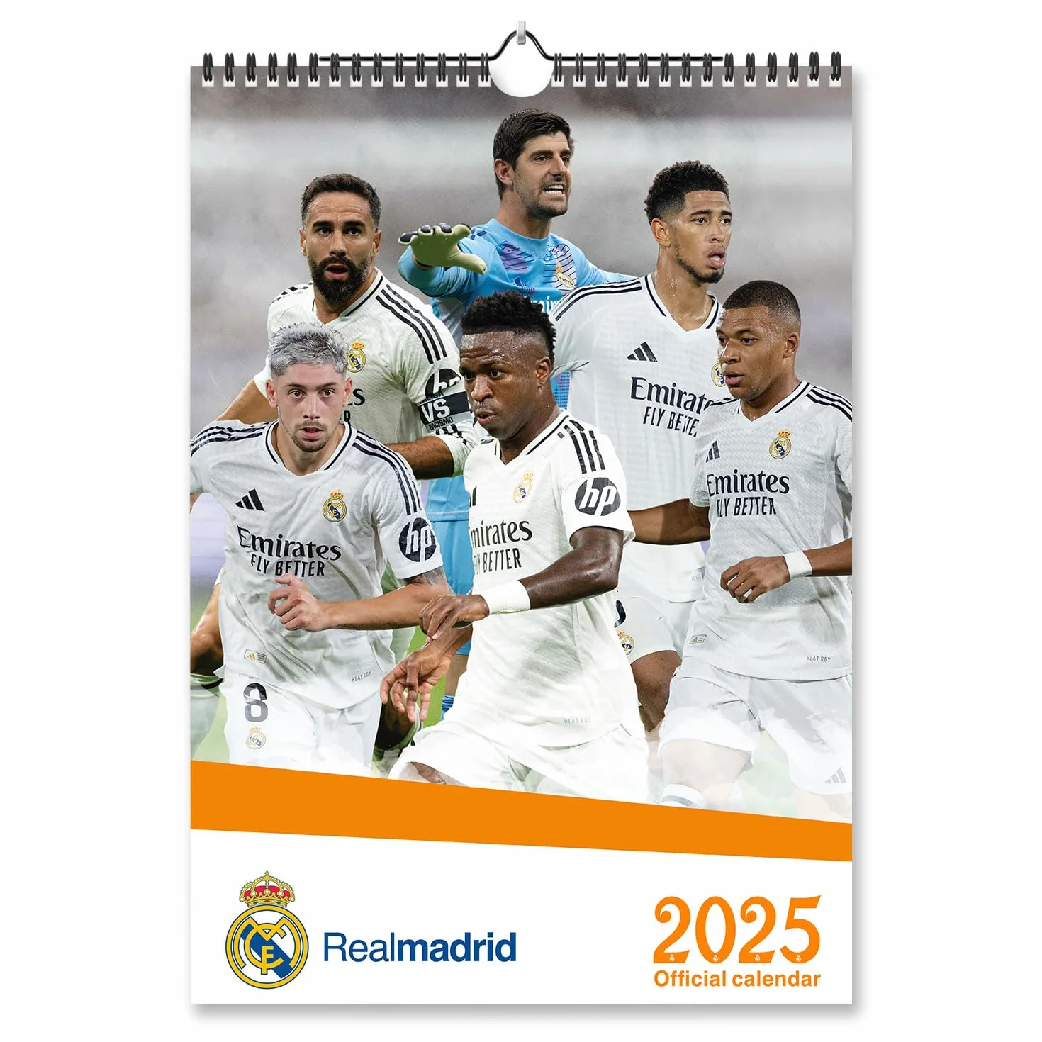 Grupo Erik Wall Calendar 2025 Real Madrid A3 Family Planner Football