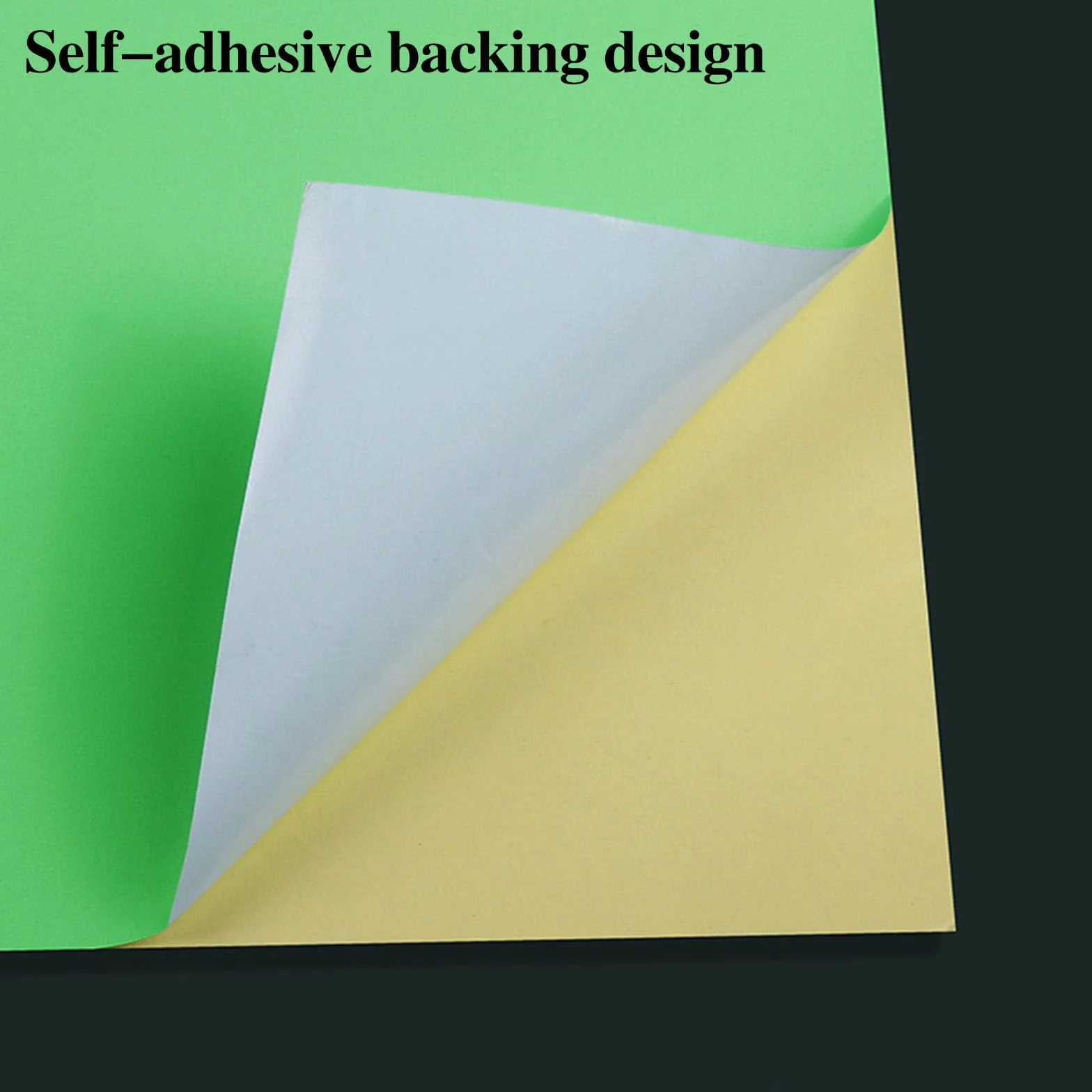 Papier do drukarki do etykiet, papier na naklejki samoprzylepny, papier na naklejki etykiety, 48 arkuszy neonowych etykiet z papieru, etykiety kolorowe, A4, 210 x 297 mm (losowy kolor)