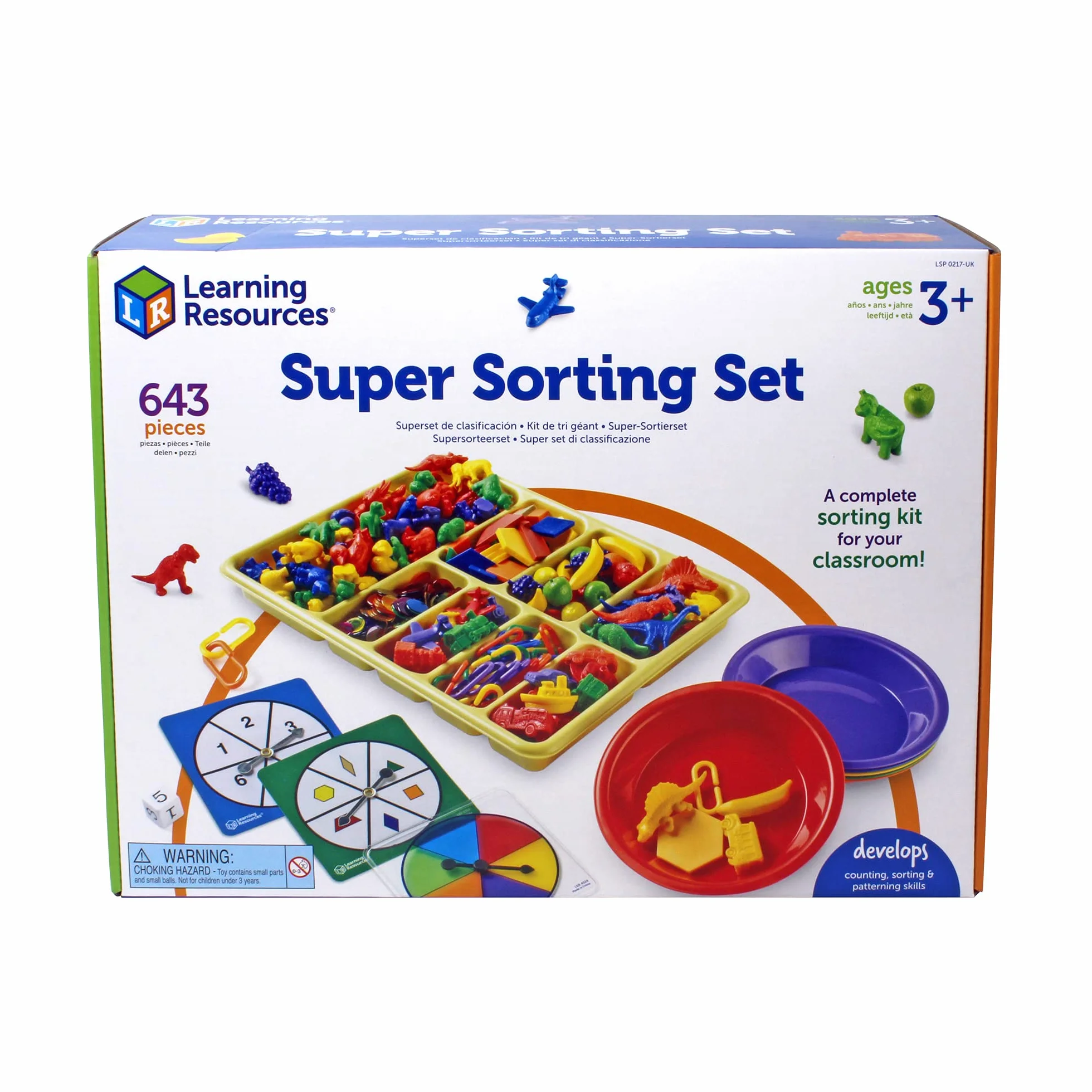 Learning Resources Super Sortowanie 643-Kawałek Zabawka Zestaw