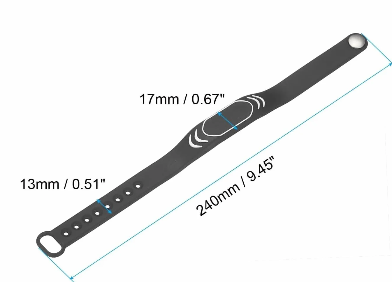 Opaska RFID 13,56 MHz IC z możliwością zapisywania 2 sztuki