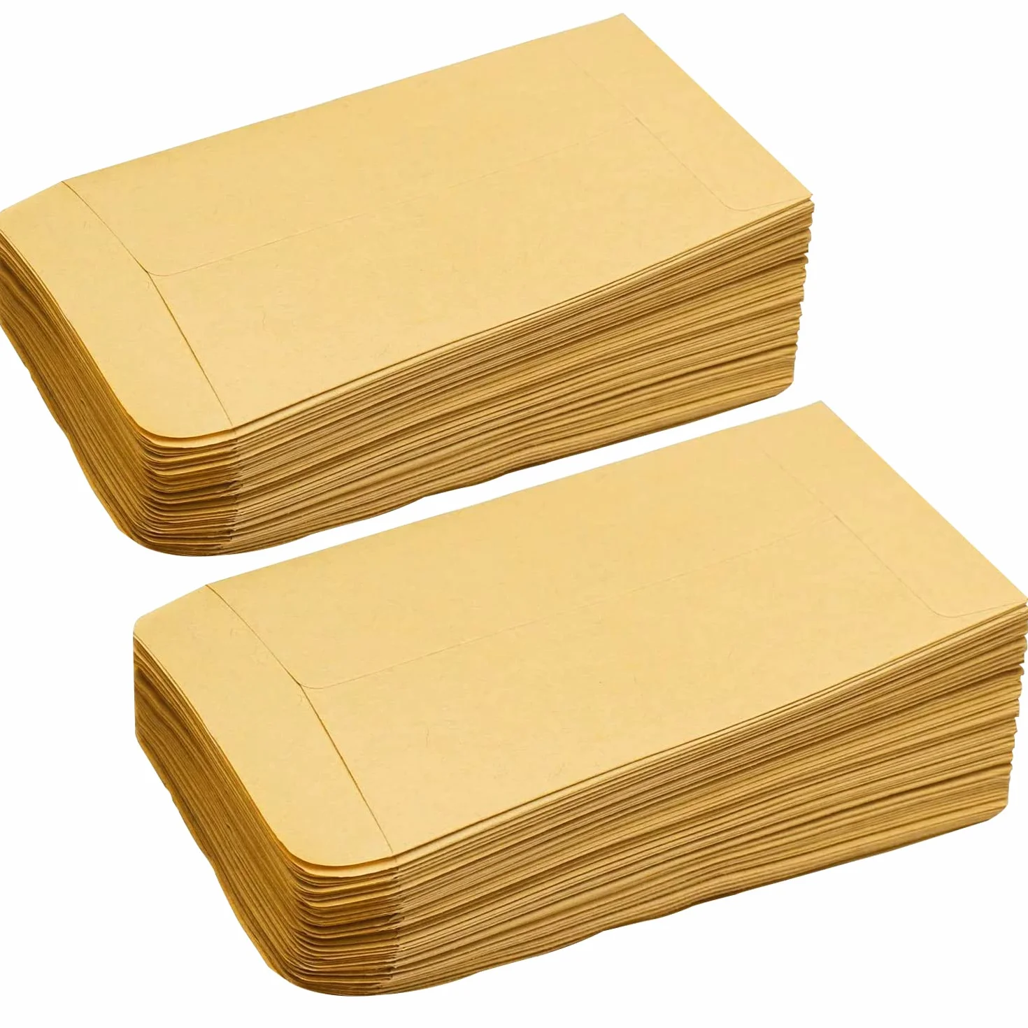 100 sztuk małe brązowe koperty, mini koperty z nasionami pakiety nasion papier pakowy koperty na monety na płace, nasiona, monety, koraliki lub znaczki (10x6 cm/3,9x2,4 cala)