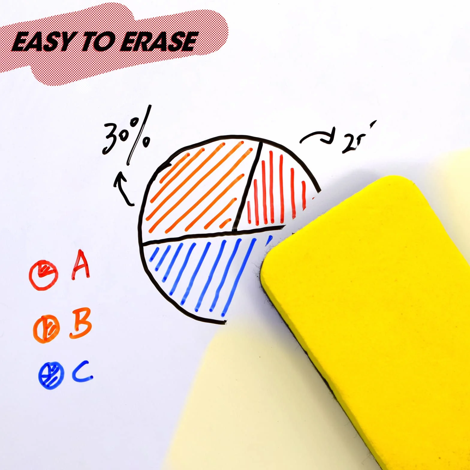 TWOHANDS Dry Erase Markers Ultra Fine Tip, 0.7mm, Niski zapach, Extra Fine Point, Czarny, Biały Pióro do Szkoły, Biura lub Planowania Whiteboard,12 Liczba,20536