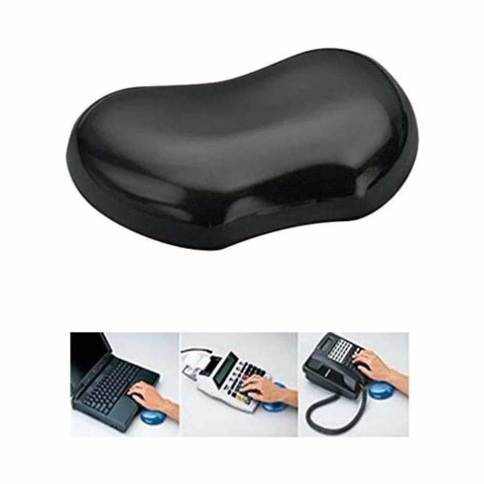Fellowes 9112301 Żelowa Podkładka Pod Nadgarstek, Rozmiar Uniwesalny, Czarny