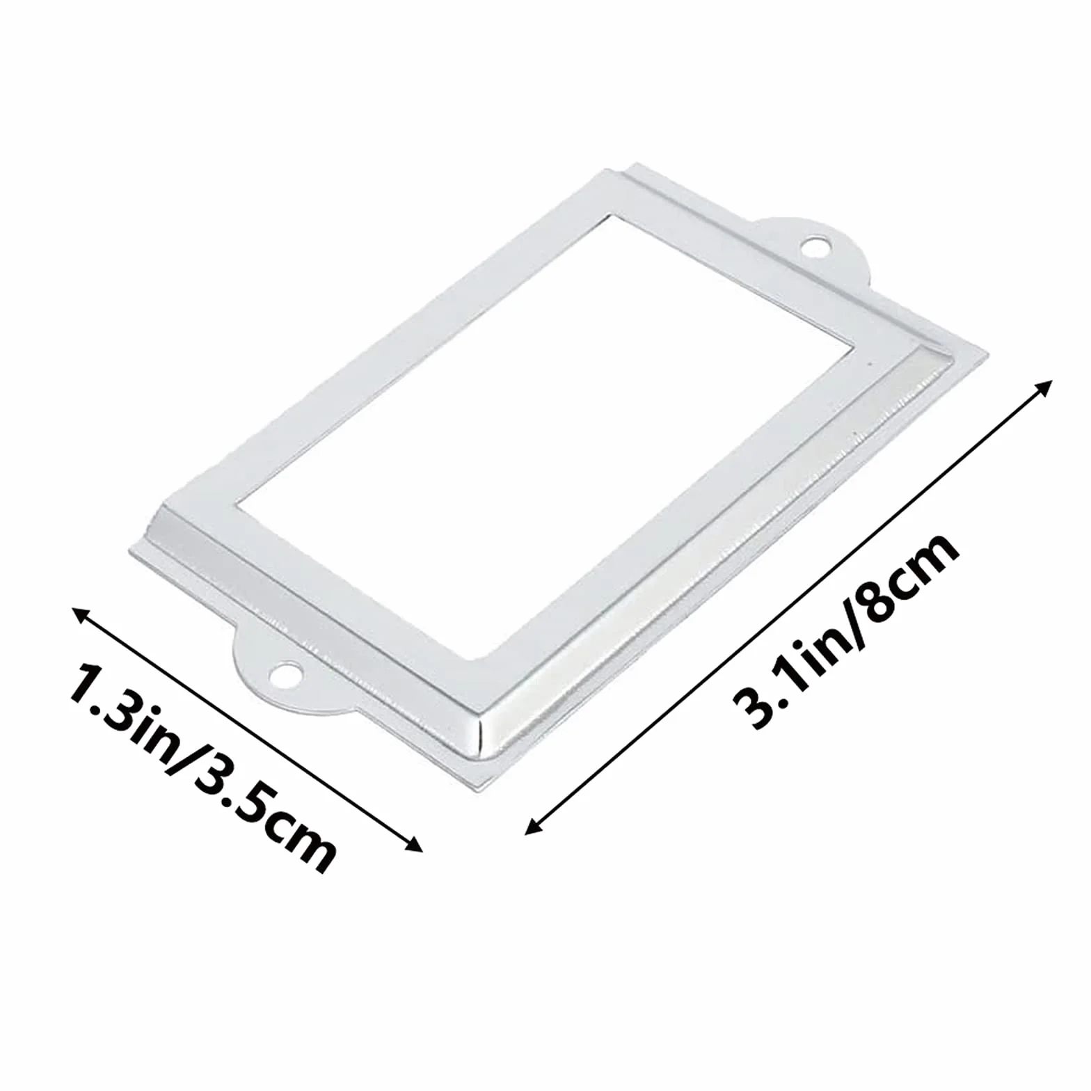 Metalowe Ramki Na Etykiety 80x35mm Uchwyt Na Etykietę 16 Sztuk