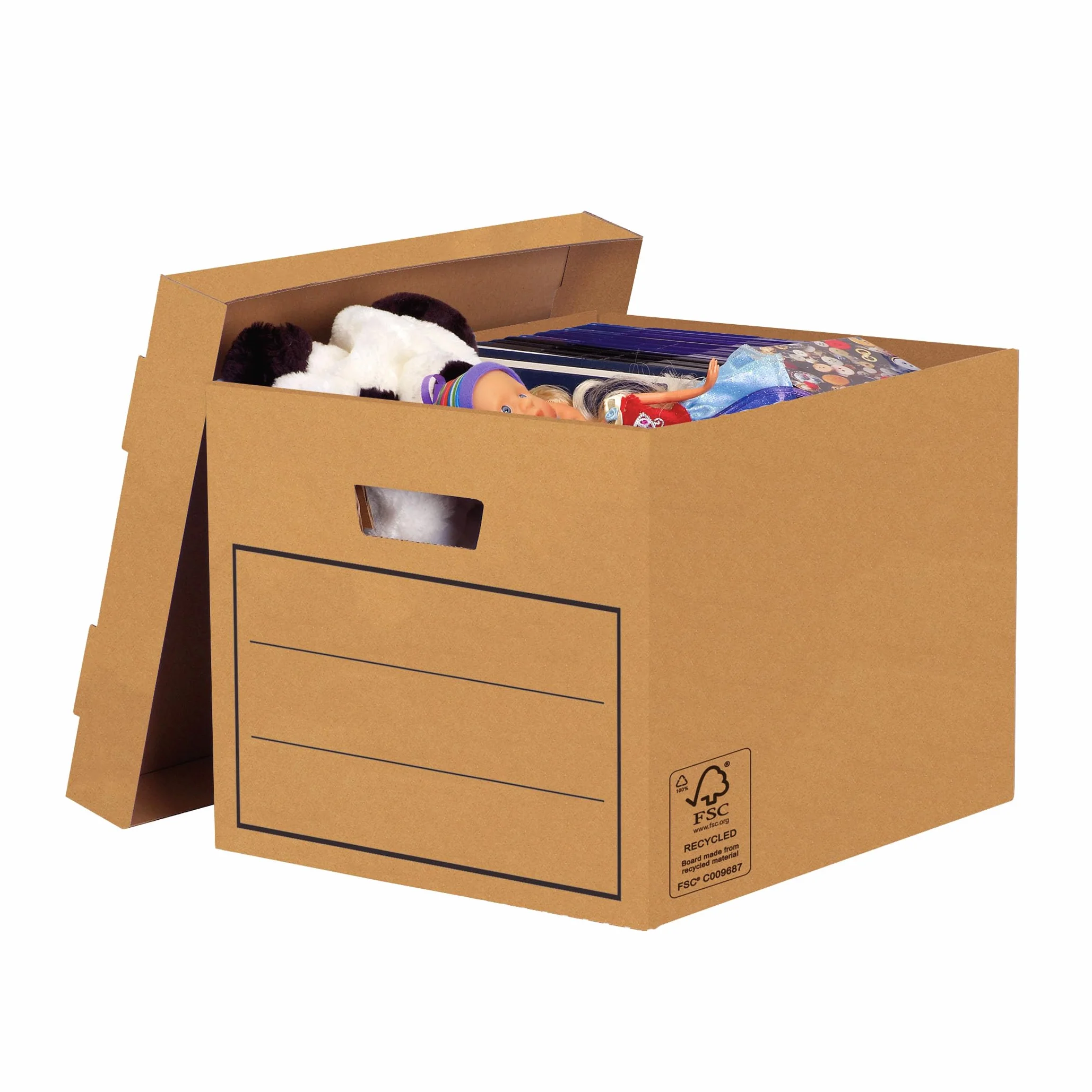 Bankers Box 15403 Pudełko do Przechowywania, Brązowe, 10 szt