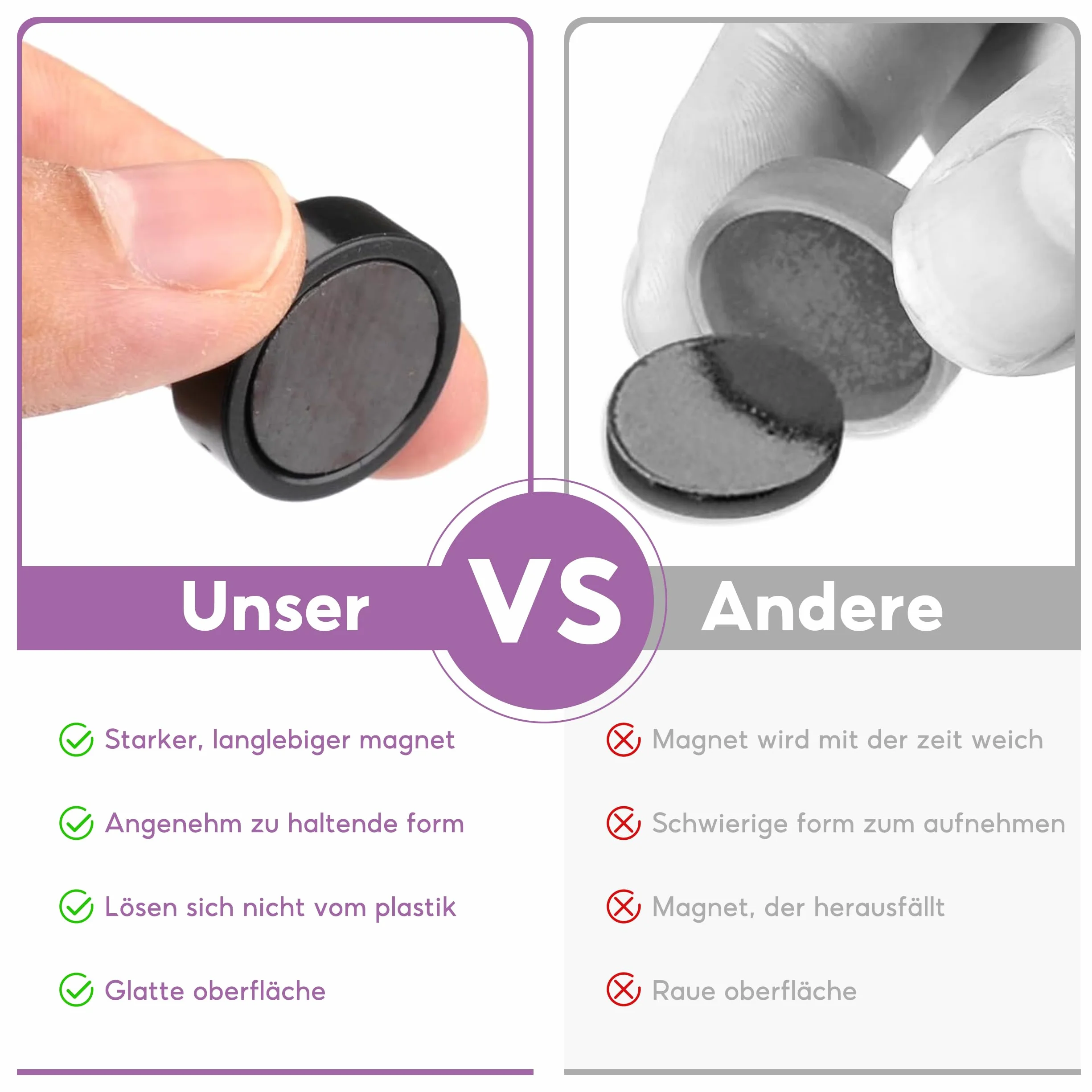 Magnesy na lodówkę 50 sztuk silne kolorowe mini magnesy tablicowe 10 kolorów