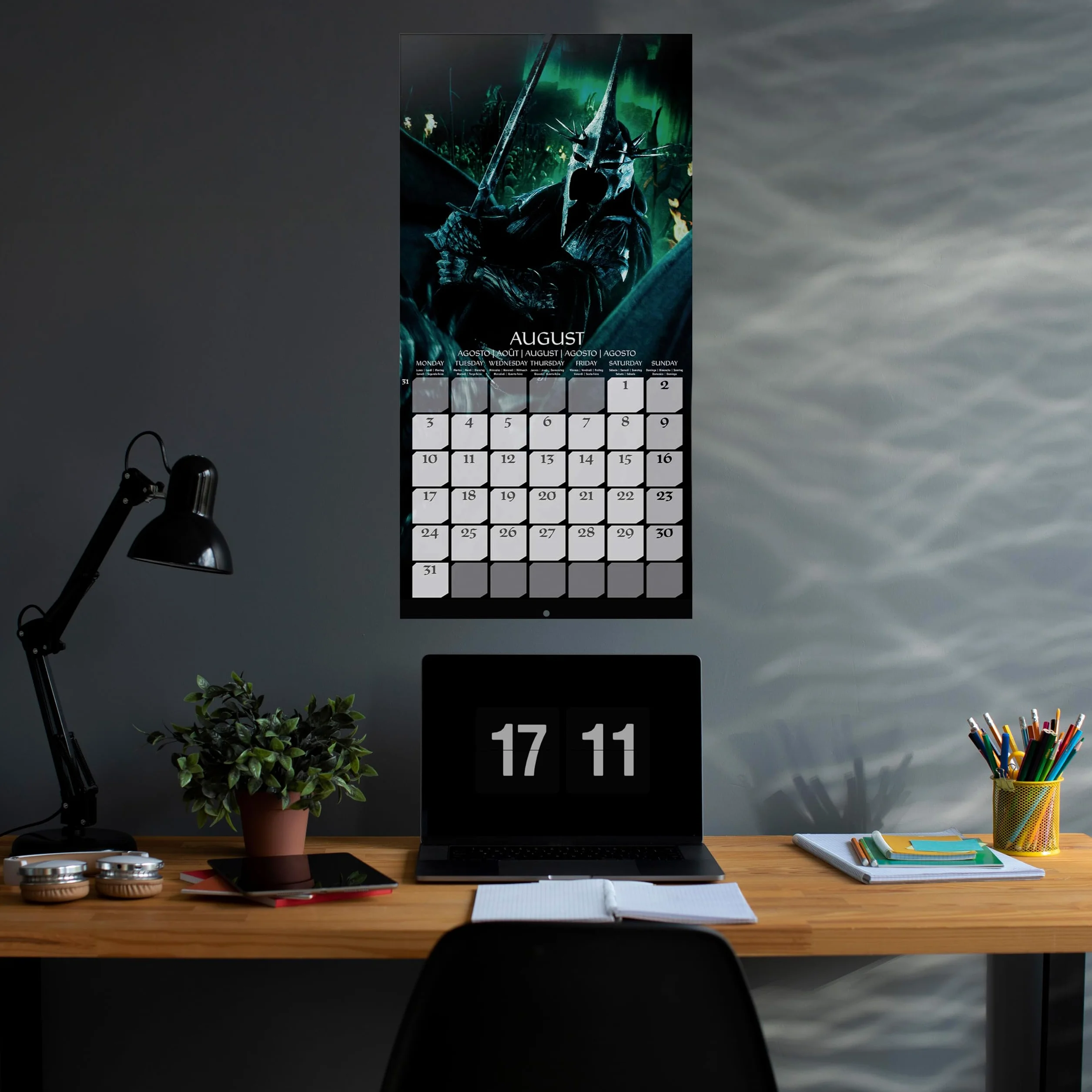 The Lord of the Rings Wall Calendar 2026 30x30 cm Square Family Planner