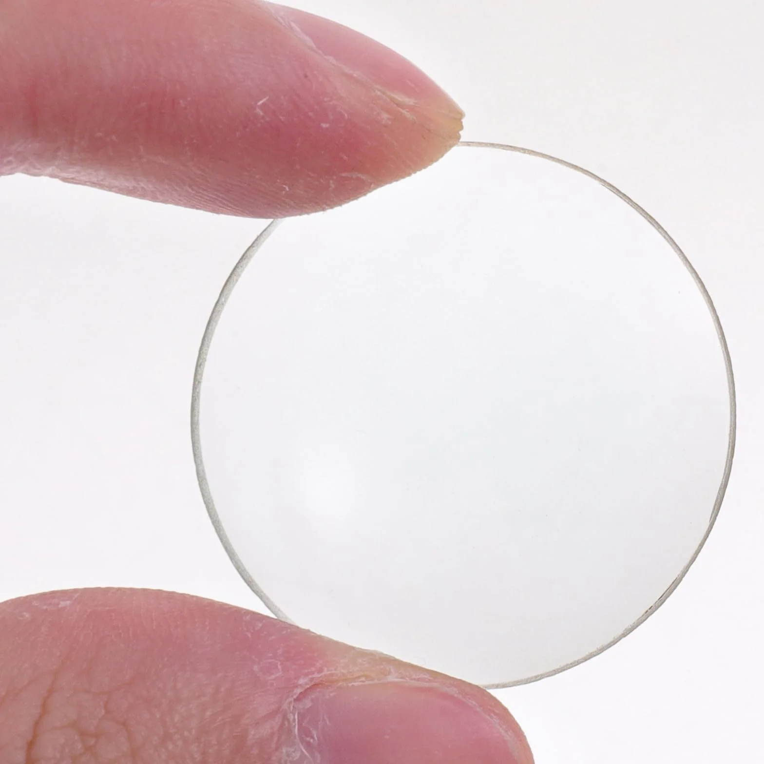 ULTECHNOVO Podwójnie wypukła soczewka szklana, wklęsła i wypukła, średnica soczewki optycznej 30 mm, ogniskowa 50 mm, do laboratoriów, 1 sztuka
