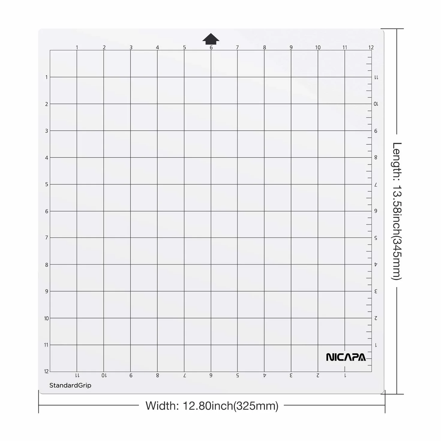 Mata do cięcia Silhouette Cameo 4/3/2/1 [30 cm x 30 cm standardowy uchwyt, 6 sztuk] Premium samoprzylepne maty zamienne Cameo 5 akcesoria do kart, papieru, folii winylowej, plotera, akcesoria
