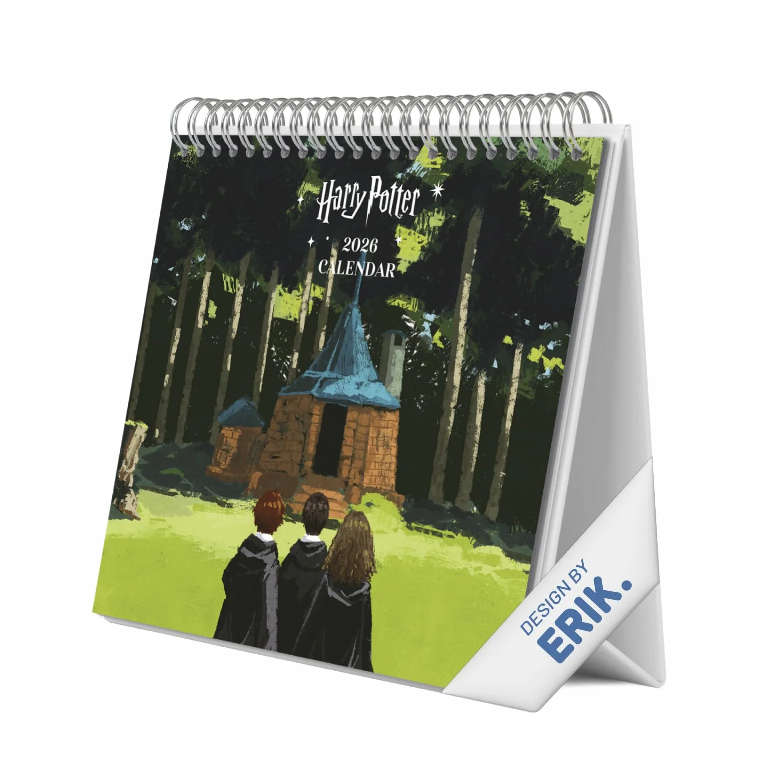 Grupo Erik Desk Calendar 2026 - Harry Potter Calendar 2026 Month To View | Monthly Desk Planner, Desktop Gifts Under 10 Pounds | Harry Potter Gifts For Friends