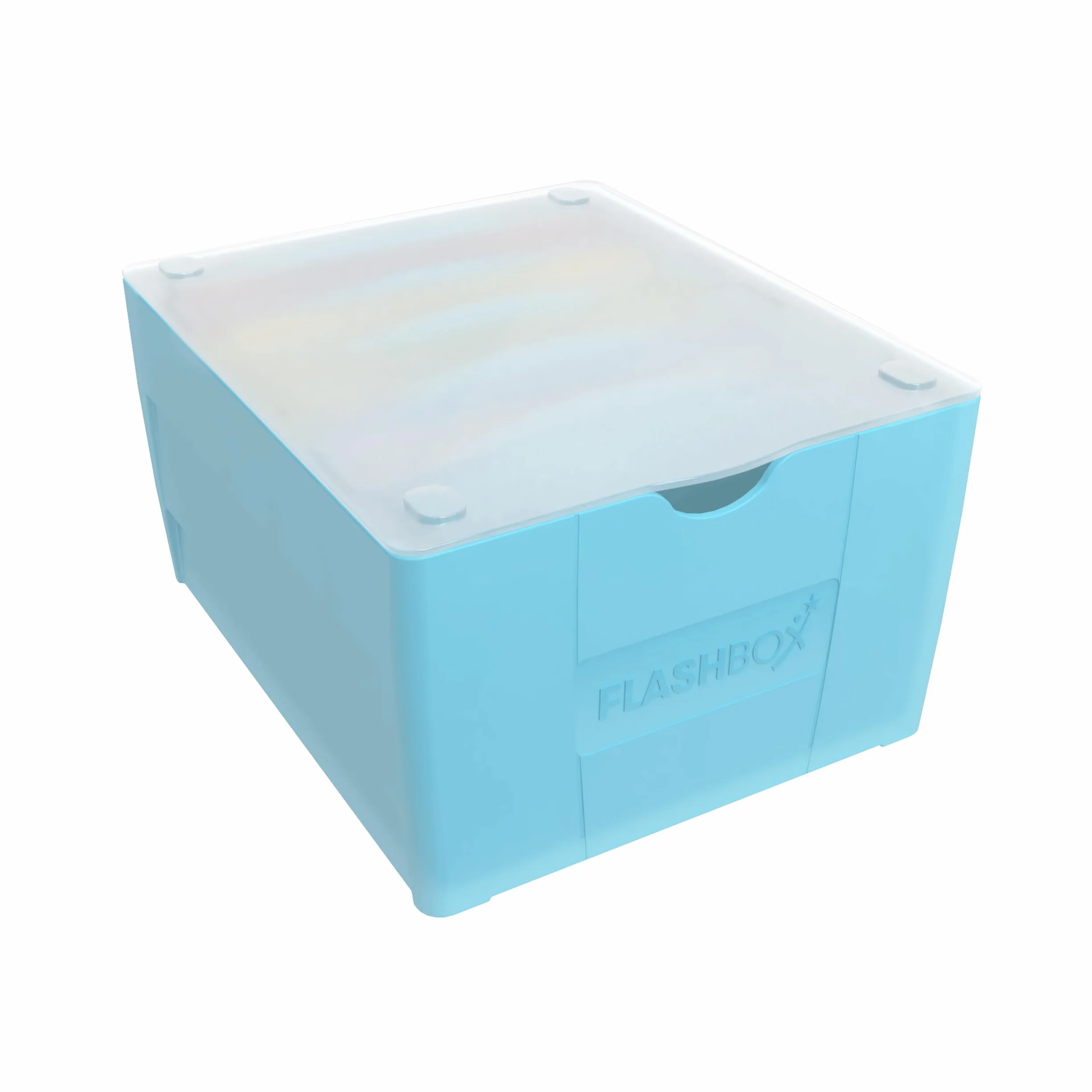 OXFORD Flashbox Pudełko na karty flash 17,3 x 14,5 cm Pastelowe niebieskie