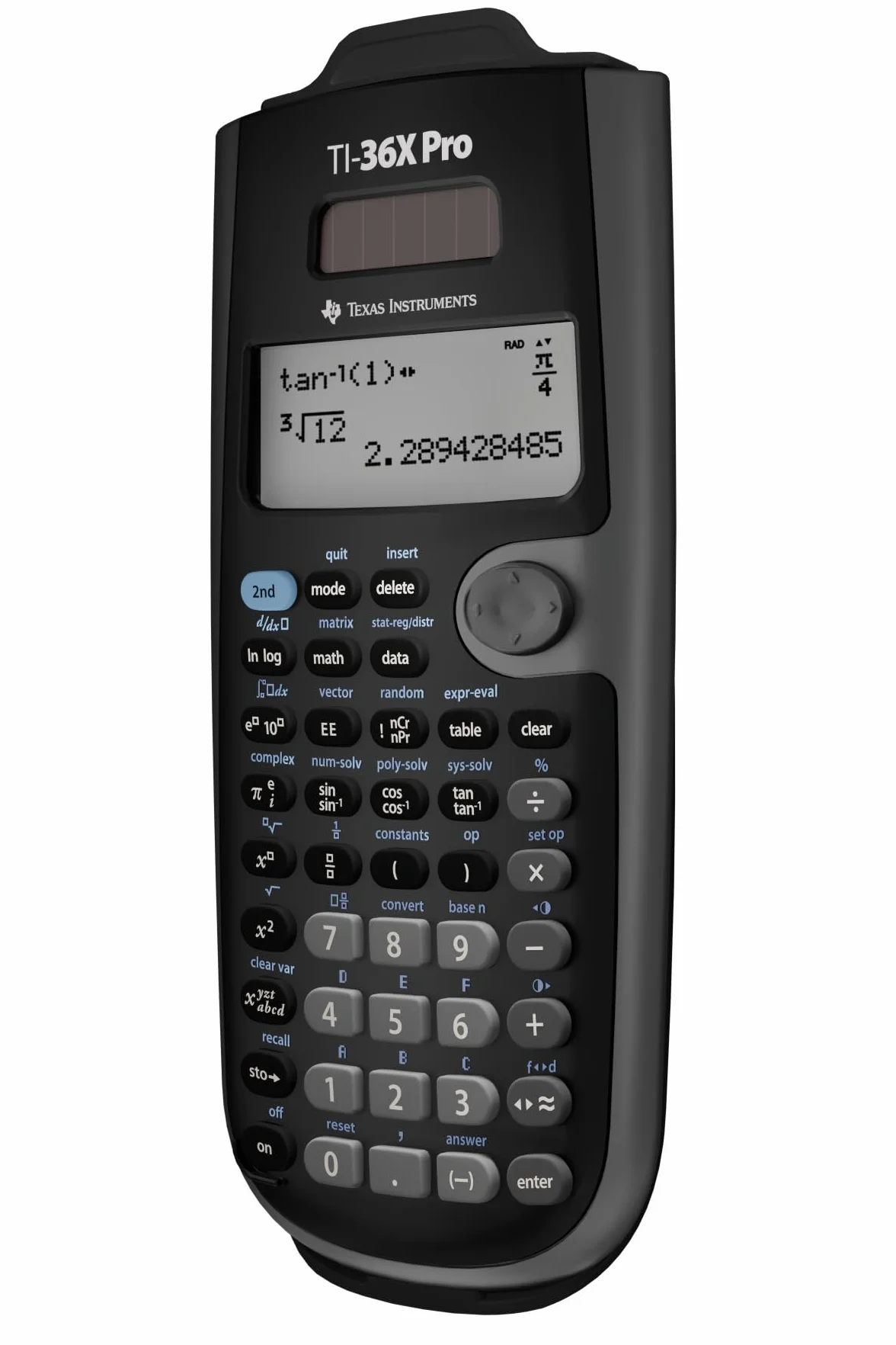 Texas Instruments TI-36X Pro kalkulator szkolny 4-liniowy czarny