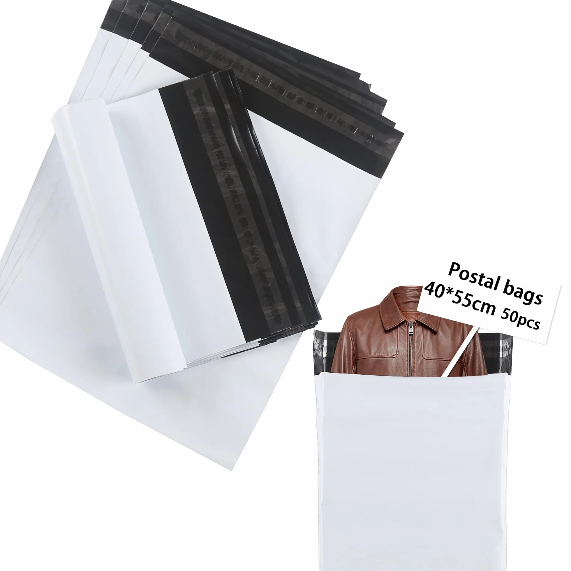 Plastikowa koperta wysyłkowa 40x55cm samoprzylepna wodoodporna 50 sztuk