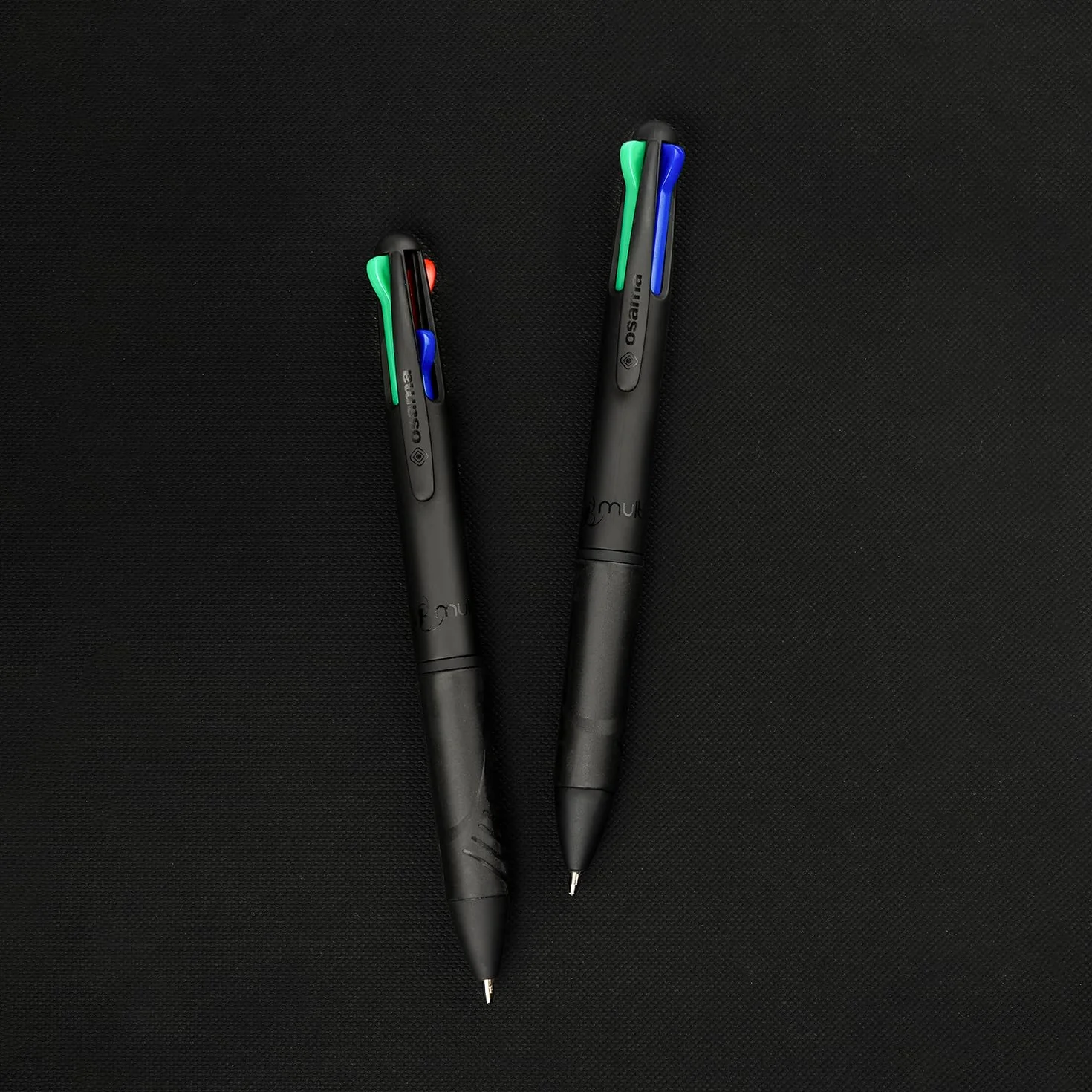 OSAMA OW 84005560 4 MULTI długopis cztery kolory, ALL BLACK, 2-częściowy pakiet