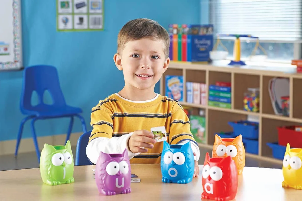 Learning Resources Samogloska Sowy Sortowanie 106-Sztuk Zestaw