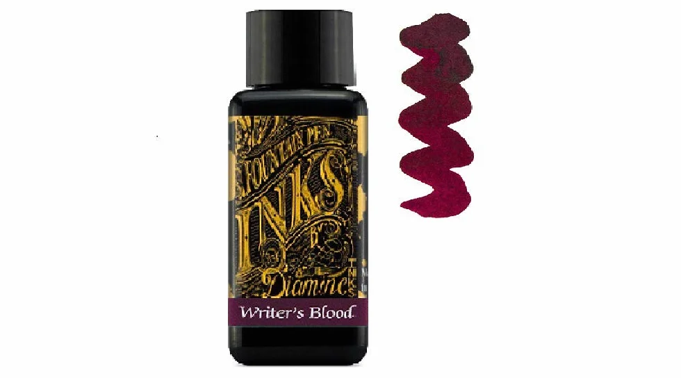 Diamine Atrament do piór wiecznych 30 ml Writer's Blood Earl Grey Aurora Borealis 3 butelki