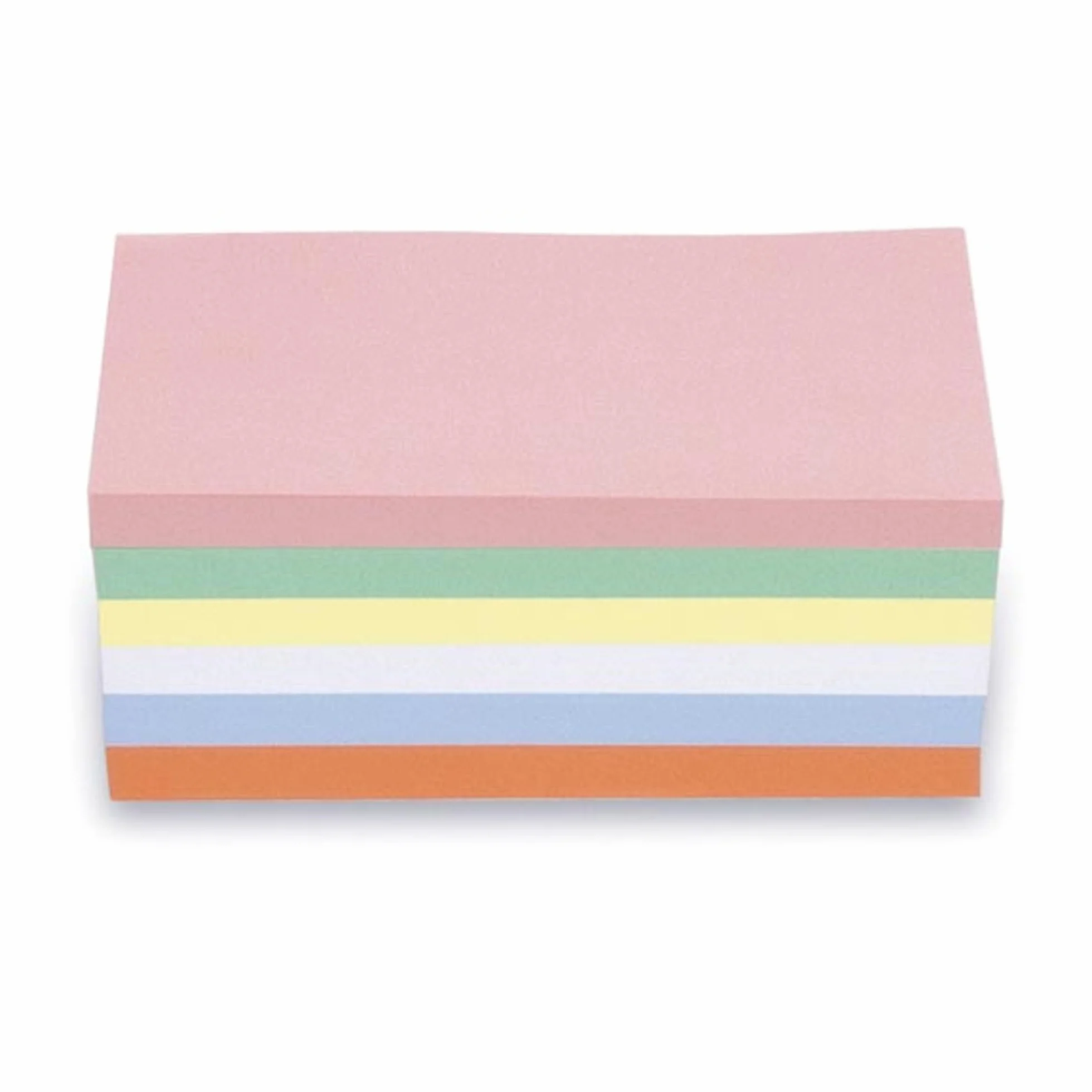 magnetoplan karty komunikacyjne prostokątne, 20 x 10 cm, czyste karty indeksowe w 6 pastelowych kolorach, 120 g/m², 250 sztuk do pracy grupowej i burzy mózgów