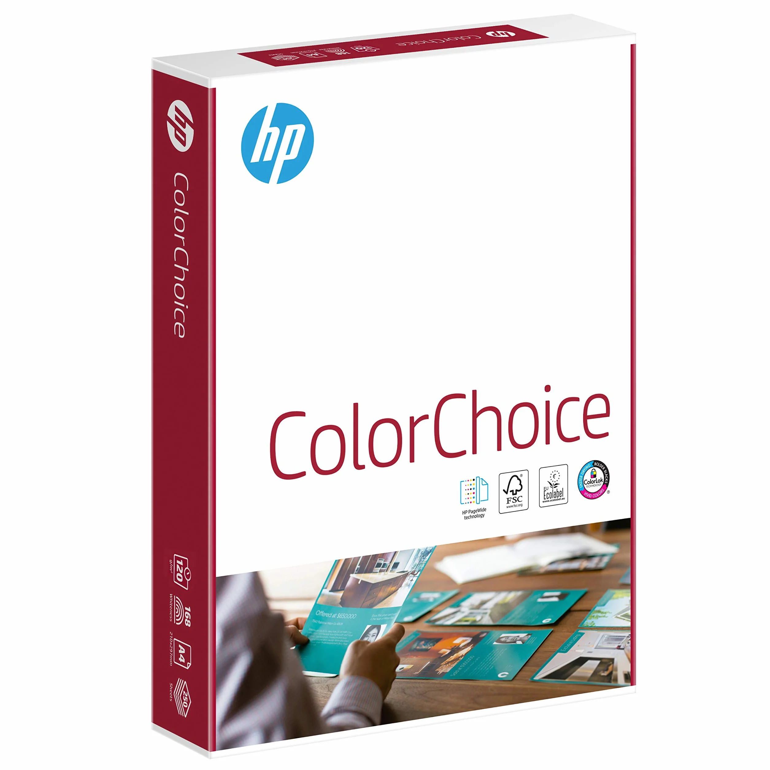 HP Papers Laser kolorowy A4 250 arkuszy biały