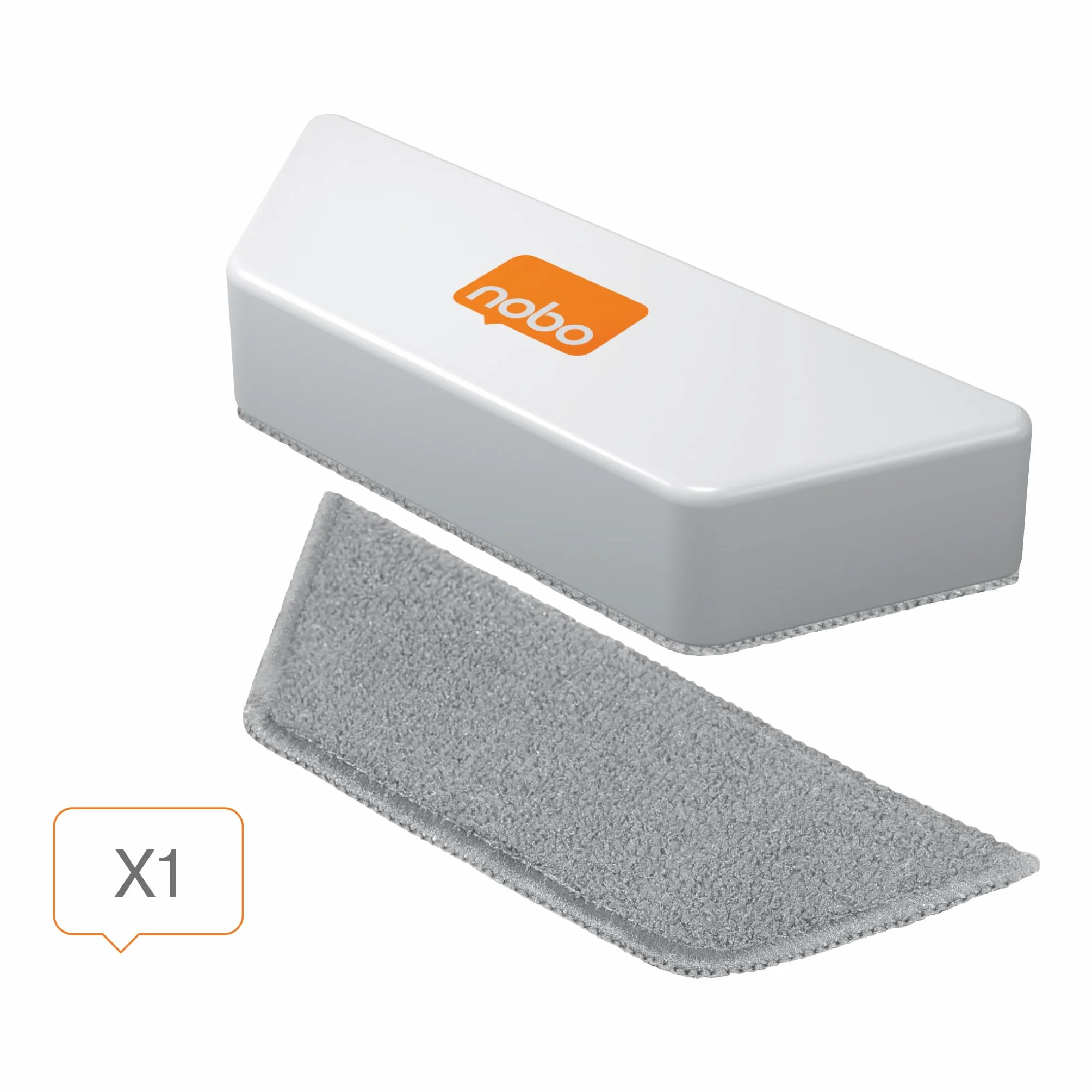 Magnetyczna gumka Nobo z mikrofibry do ścierania tablic