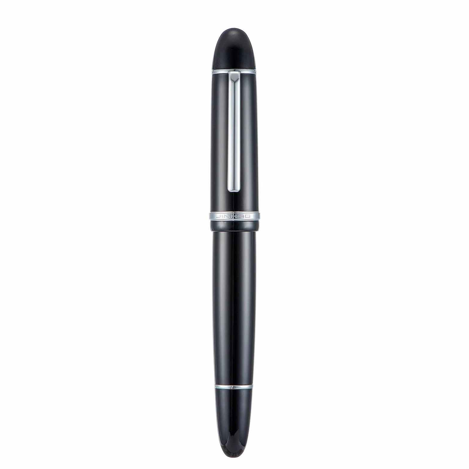 Jinhao X159 Pióro wieczne z bardzo cienką stalówką, czarne, akrylowe, duży rozmiar, do pisania
