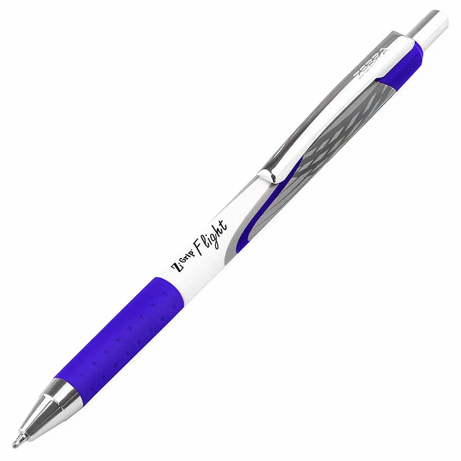 Zebra Classic Z-Grip Flight długopisy kulkowe - 1,2 mm - czarny, zielony, niebieski, jasnoniebieski, fioletowy i różowy atrament, 6 sztuk, w kartonowym pudełku prezentowym