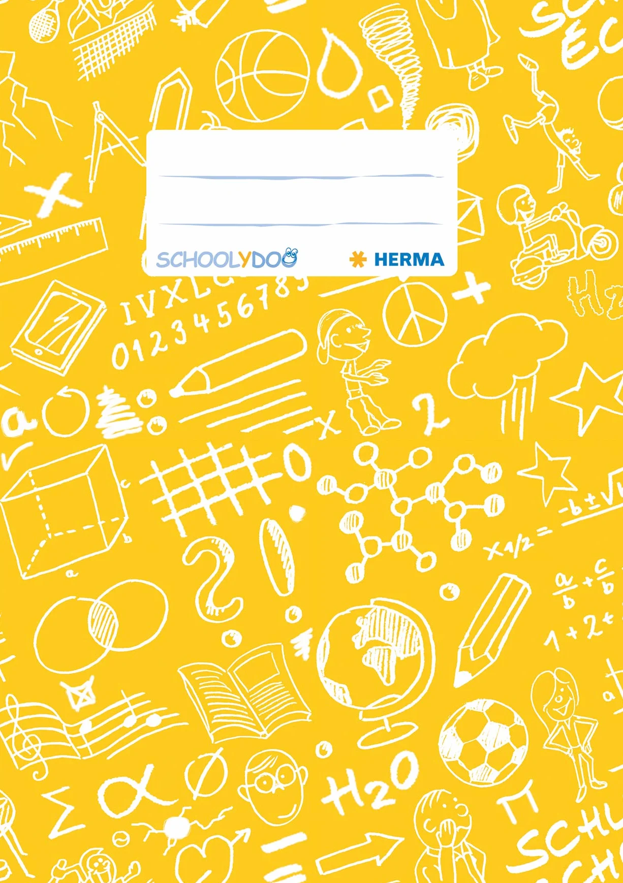 Herma Schoolydoo 20215 Okładki na Książki, Wielokolorowy, 5 x A5