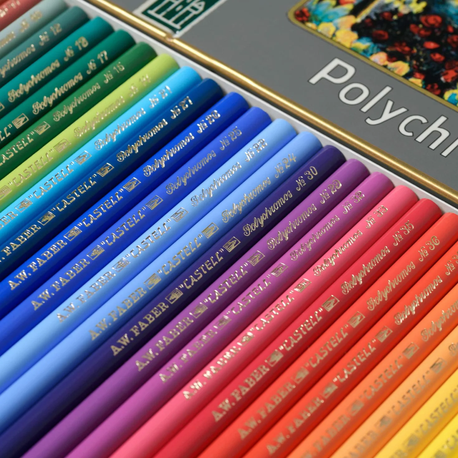 Faber Castell Limitowana edycja 111. rocznica puszka 12 ołówków artystycznych Polychromos