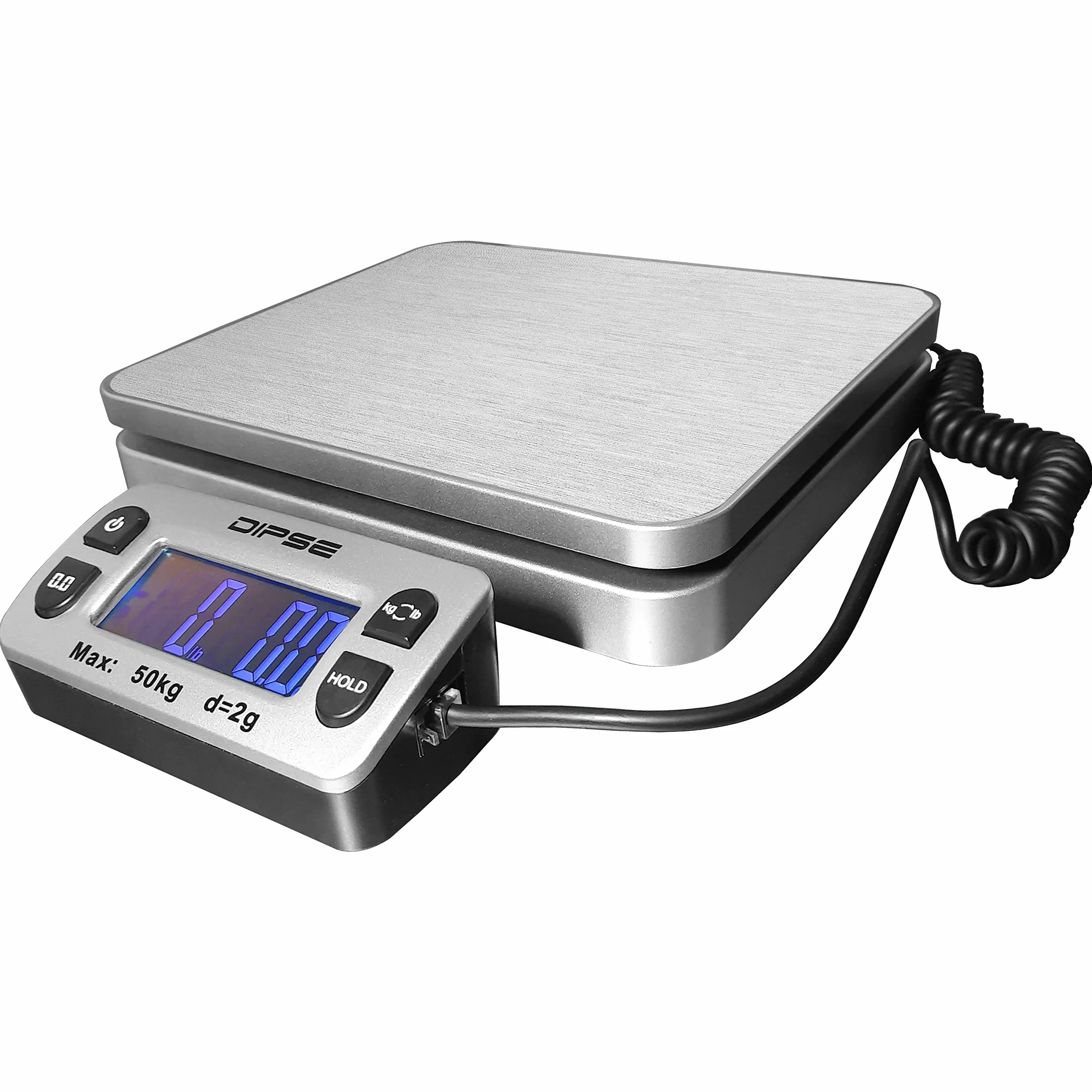 DIPSE Parcel Mini waga do pakowania 50 kg x 0,002 kg z wyświetlaczem zewnętrznym