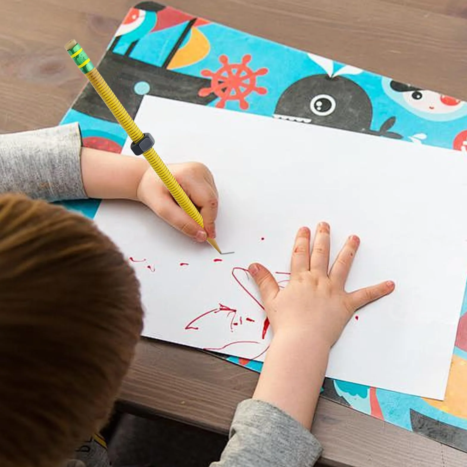ADHD Fidget gwintowane śruby sensoryczne ołówki przenośne narzędzie do pisania