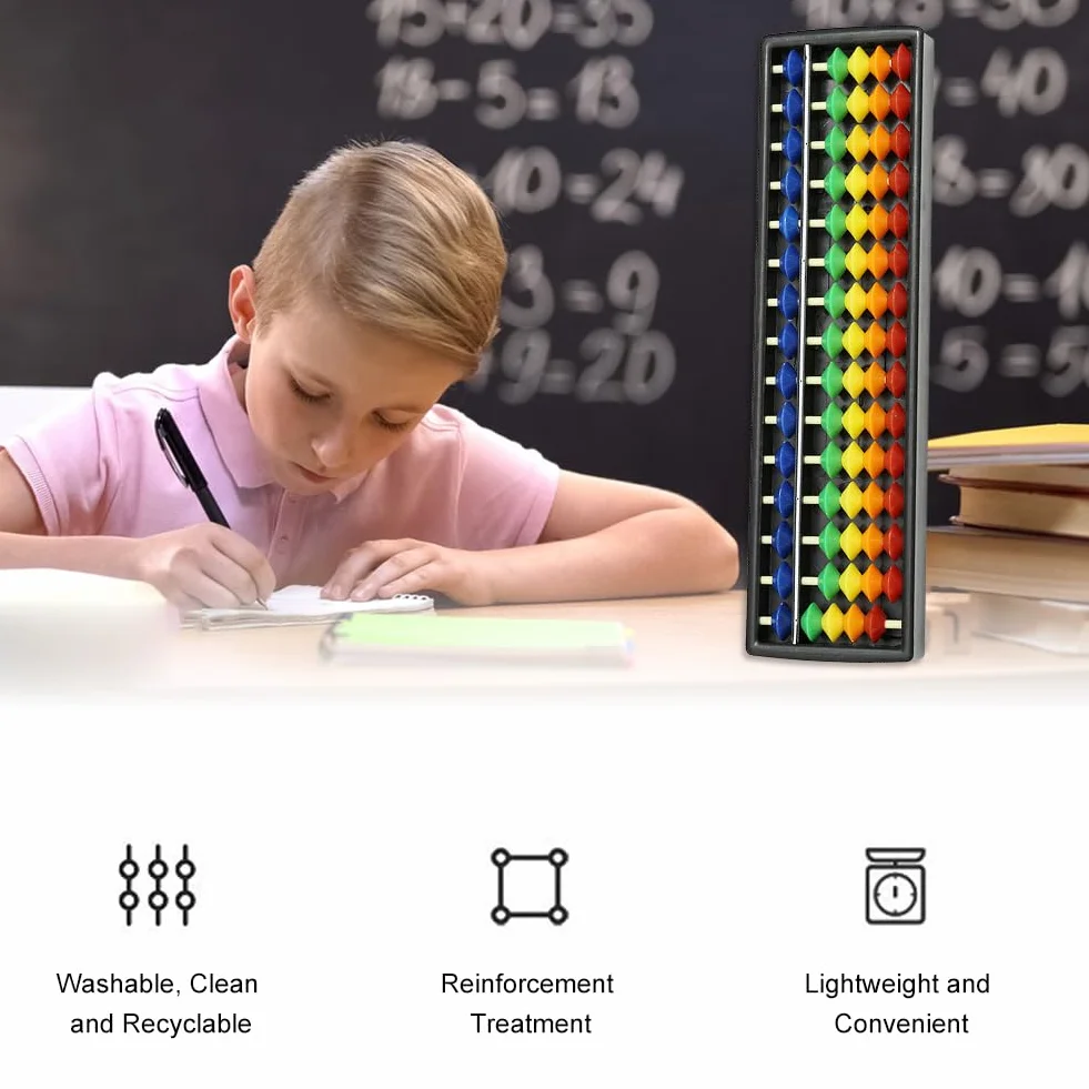 Abakus, Abakus Mathematical, kalkulator chiński, perły, arytmetyka, liczydło, abakus, specjalne liczydło, tworzywo sztuczne, abakus, arytmetyczny kalkulator dla dzieci