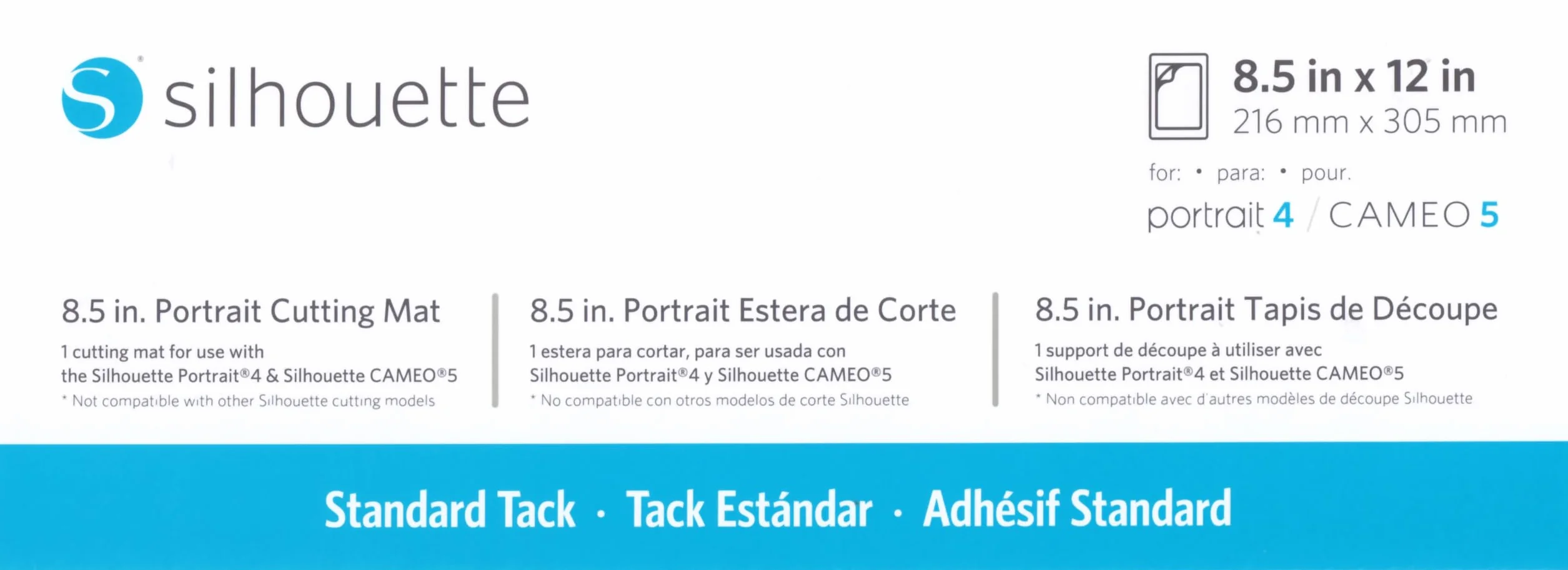Silhouette Mata do cięcia 8,5 cala x 12 cali do portretów 4 i kameo 5