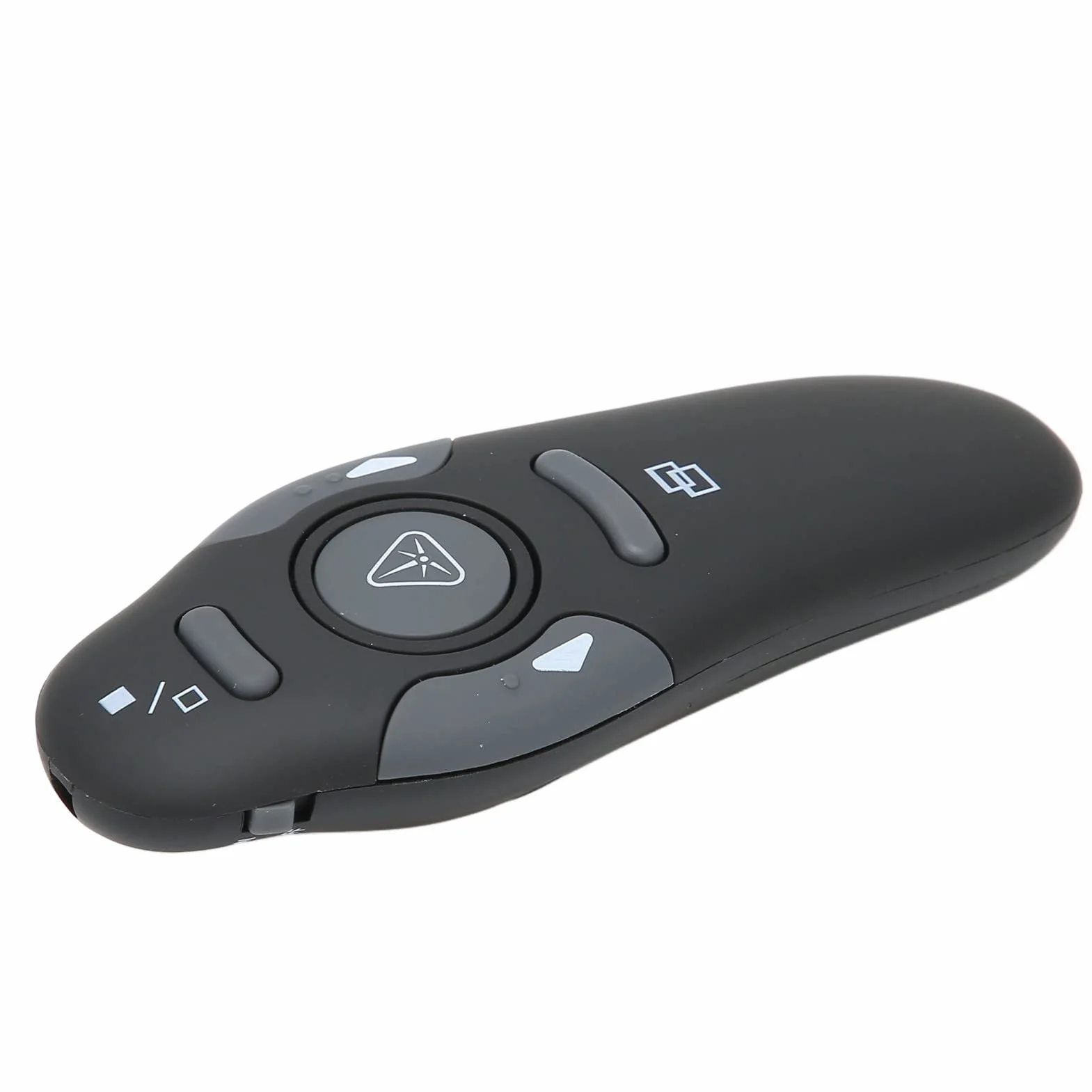 Clicker do Prezentacji, Wskaźnik Laserowy RF 2.4GHz Pilot do Prezentacji, Bezprzewodowy Clicker do Prezentacji z ergonomiczną konstrukcją do Prezentacji PowerPoint