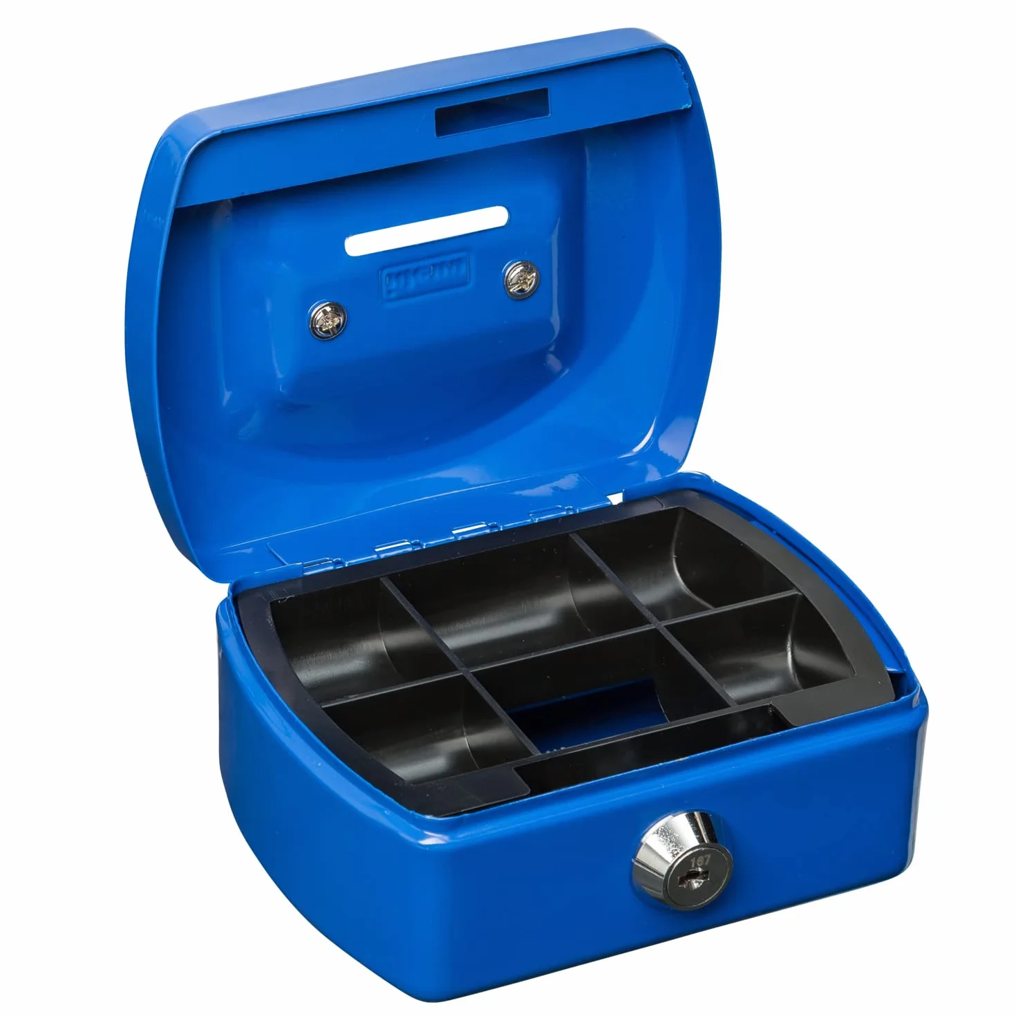 Idena 50033 - Kasa Mini, wymiary 125 x 95 x 60 mm, kolor niebieski, 1 szt.