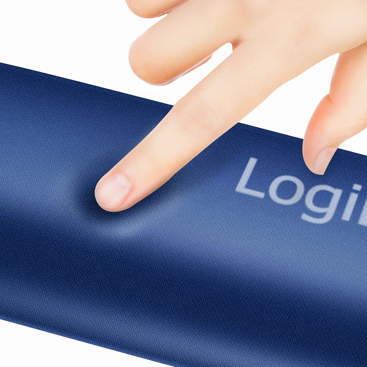 LogiLink Tastatur Gel Handballenauflage, blau