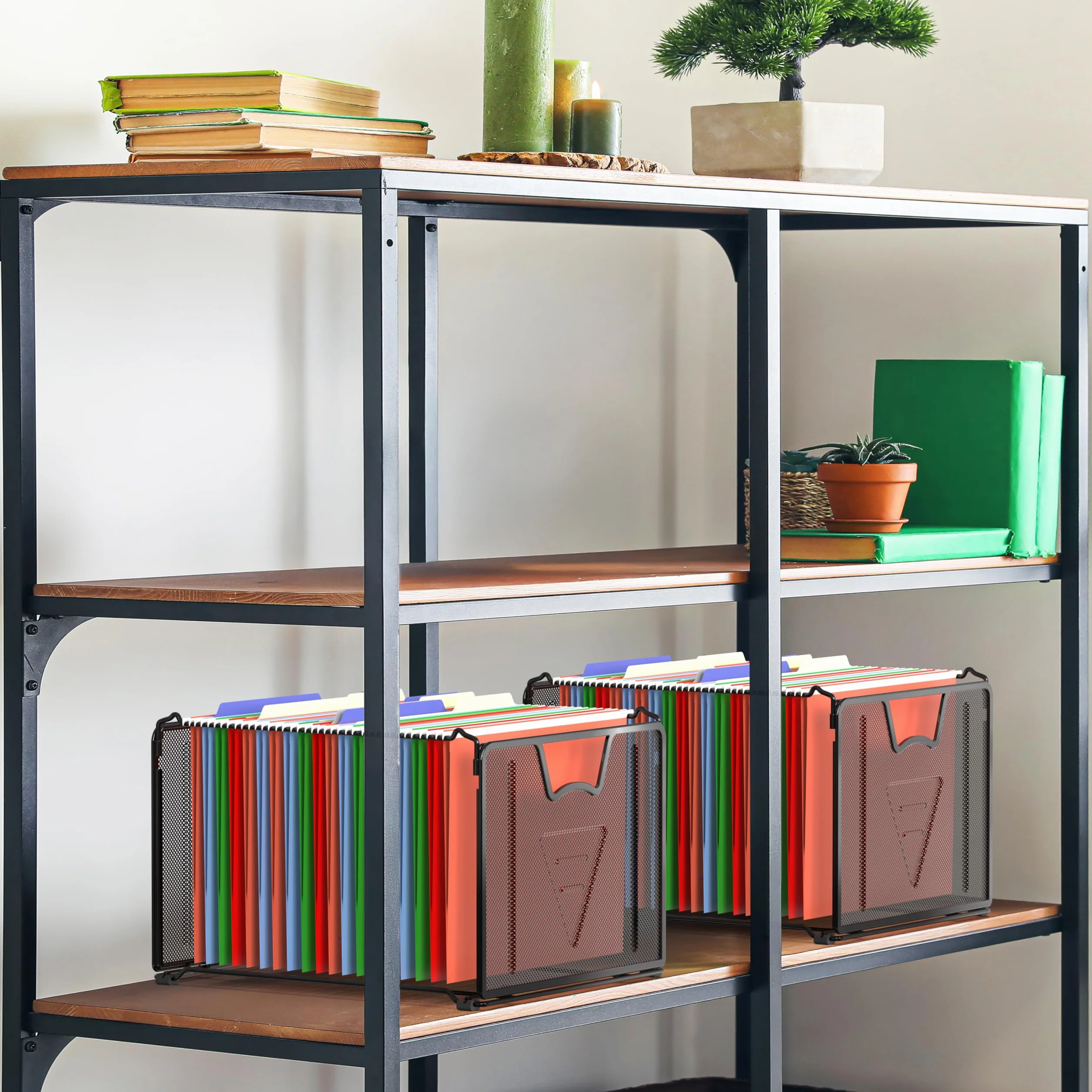 Simple Houseware Wiszący organizer na dokumenty czarny