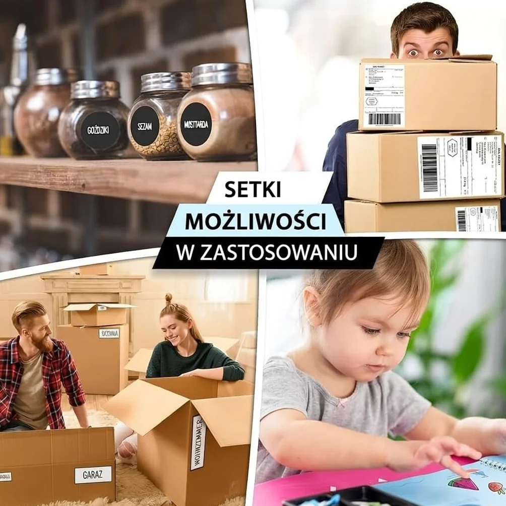 100 samoprzylepnych etykiet DIN A4, 210 x 297 mm, uniwersalne nadruki, matowa biała powierzchnia, kompatybilne z drukarkami atramentowymi i laserowymi, naklejki do wielu zastosowań – z Niemiec