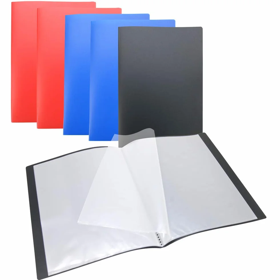 WAYTEX Zestaw 6 ochraniaczy na dokumenty A4 Polypro 40 widoków 20 kieszeni