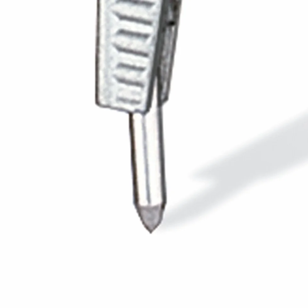 STAEDTLER Noris Club 550 60 cyrkiel szkolny, 550 z wkładką, w etui z klapką, srebrny