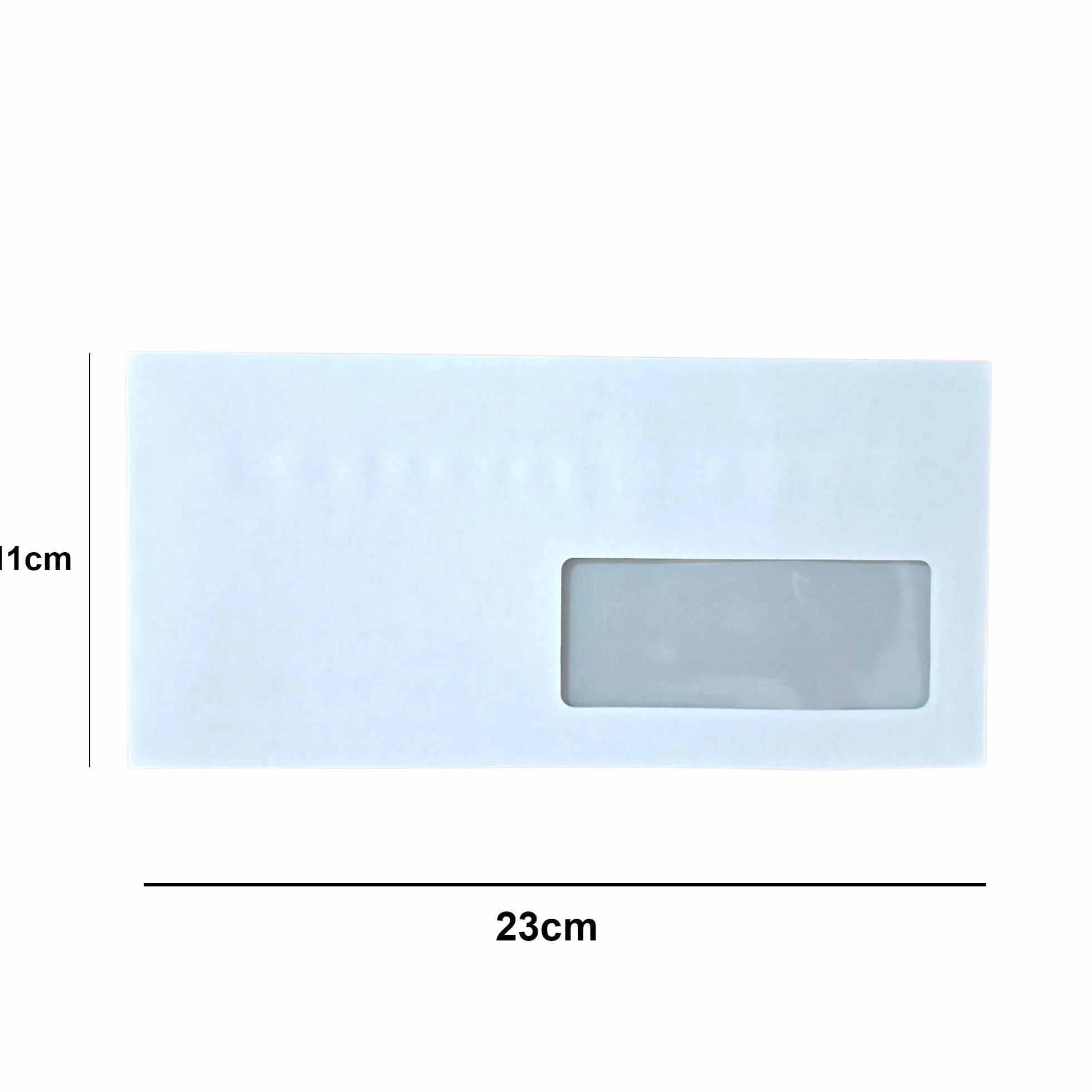 ARKRAFT 100 kopert na listy z oknem Rozmiar 11 x 23 cm DL Papier FSC (100)
