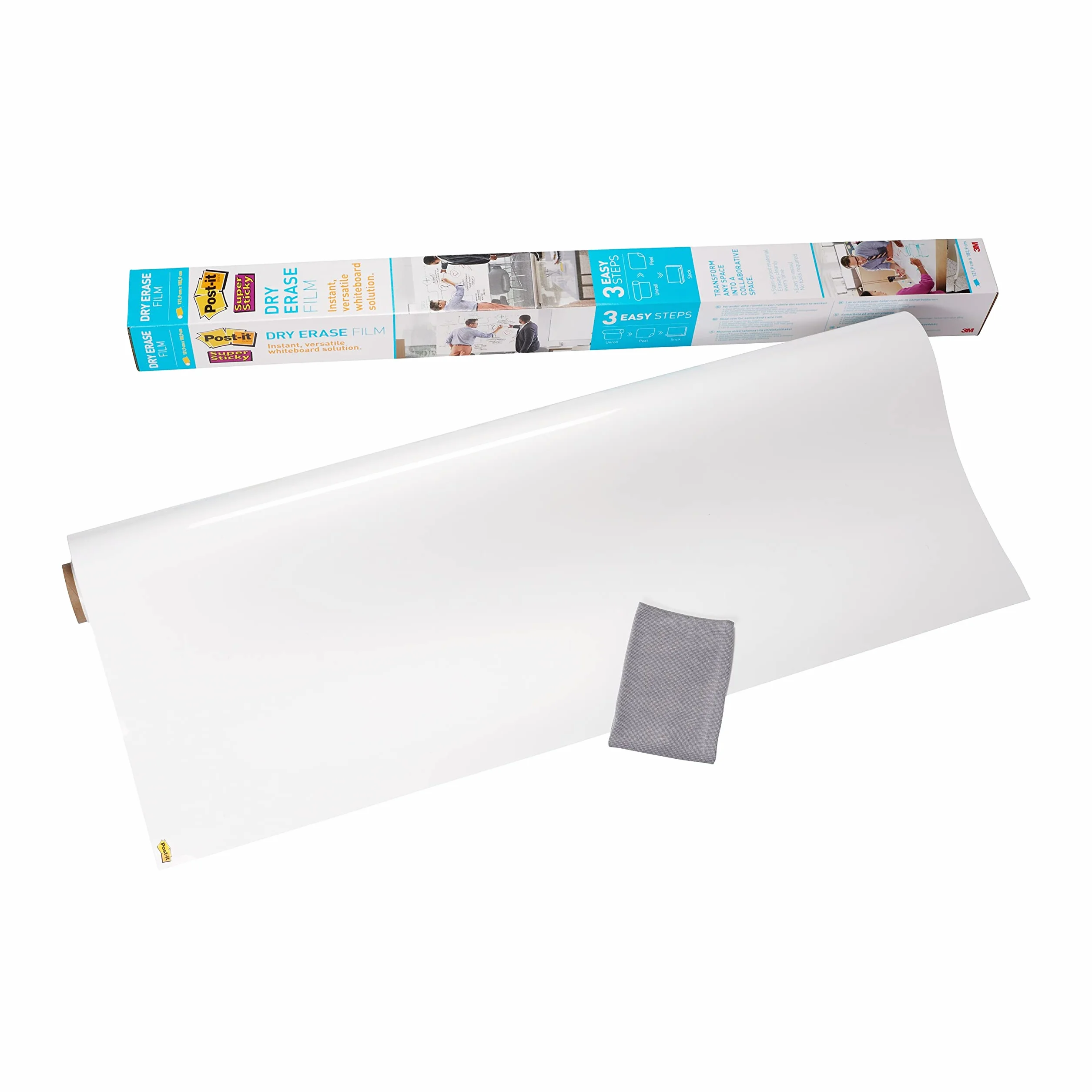 Post-it Super Sticky Dry Erase Film, tablica suchościeralna 1,219 m x 1,829 m