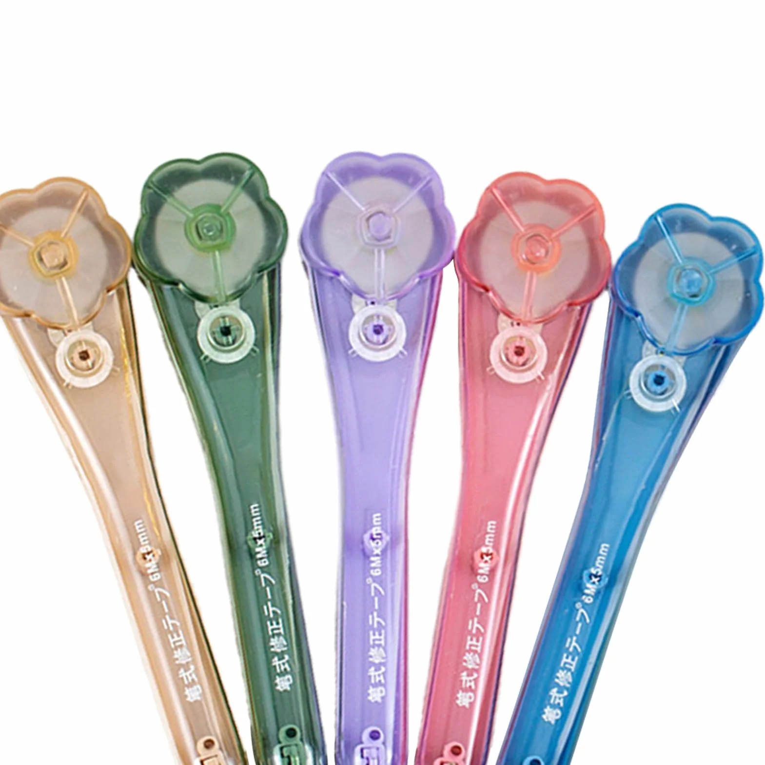 Correction Tape Pen - 5 Pieces Flower Shape | Quick-Drying Stationery, School Supplies for Students, Teachers, Writers, Journalists, Accountants, Homework, Journaling, Crafting